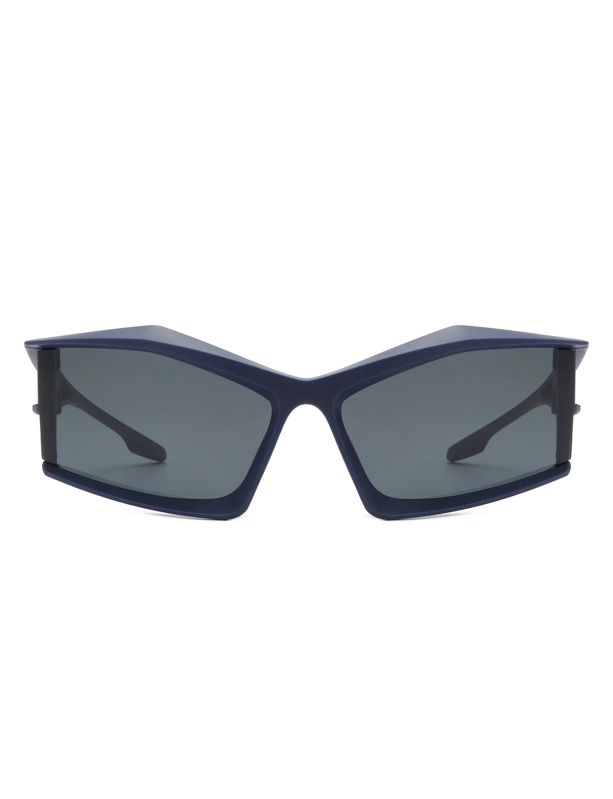 Halo - Futuristic Geometric Rectangle Fashion Sunglasses - Image 5
