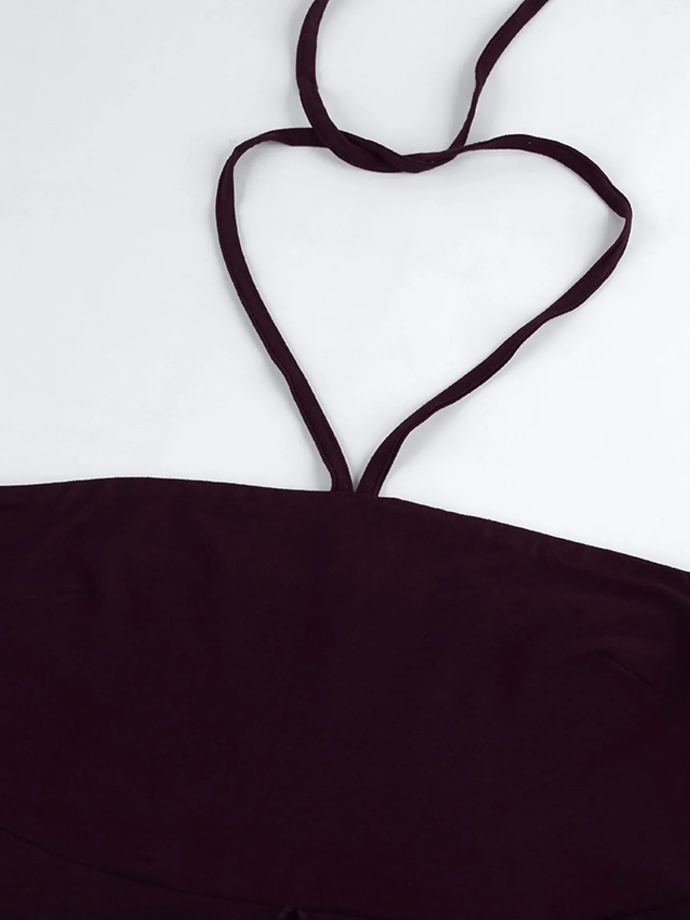 Halter Neck Asymmetrical Hem Cami - Image 7
