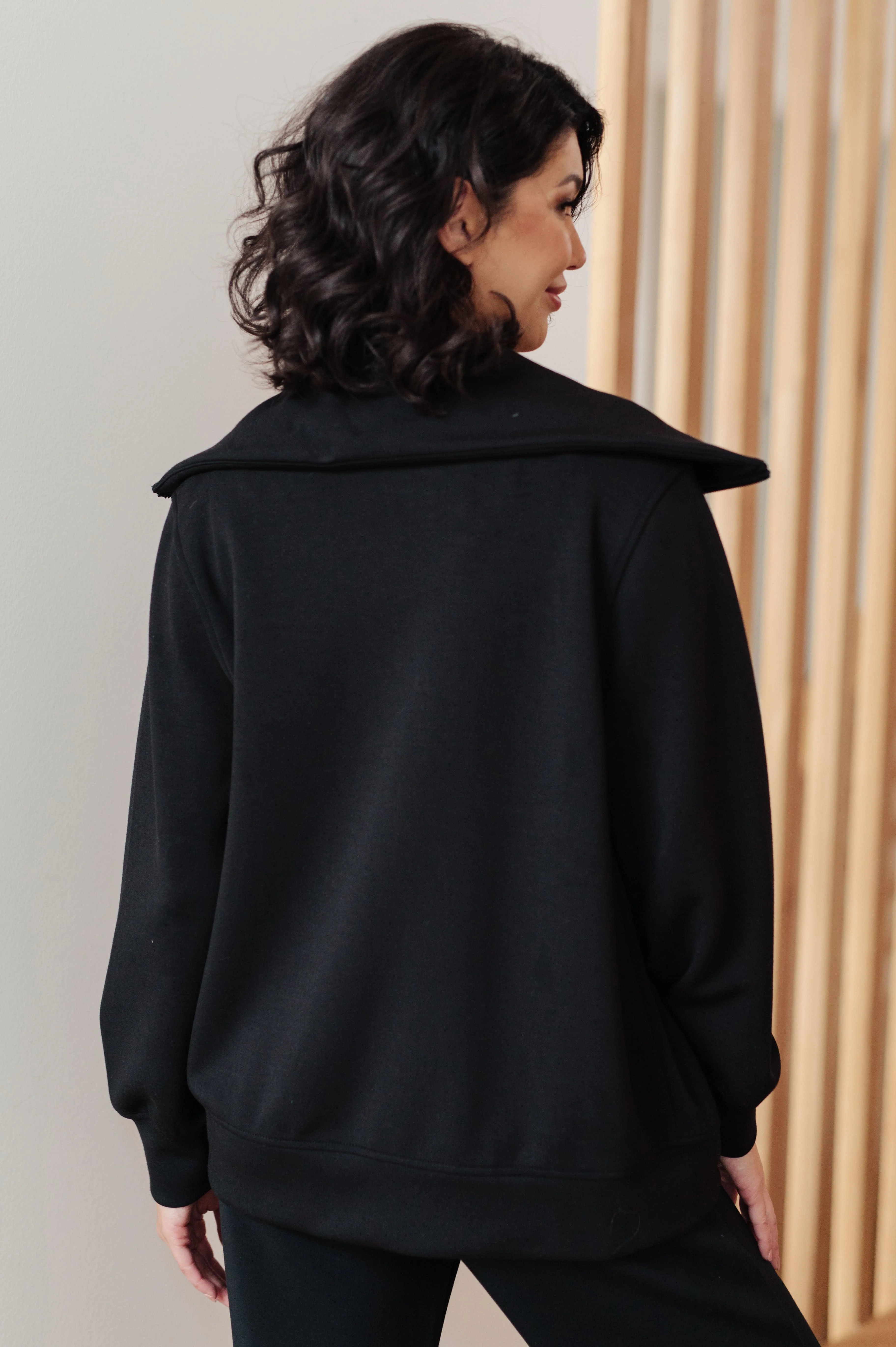 Handle That High Neck Zip Up Jacket - Image 11