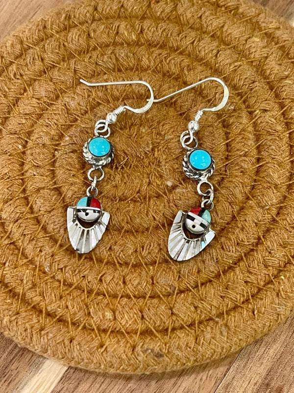 Handmade Sterling Silver & Multi Stone Sunface Dan - Image 3