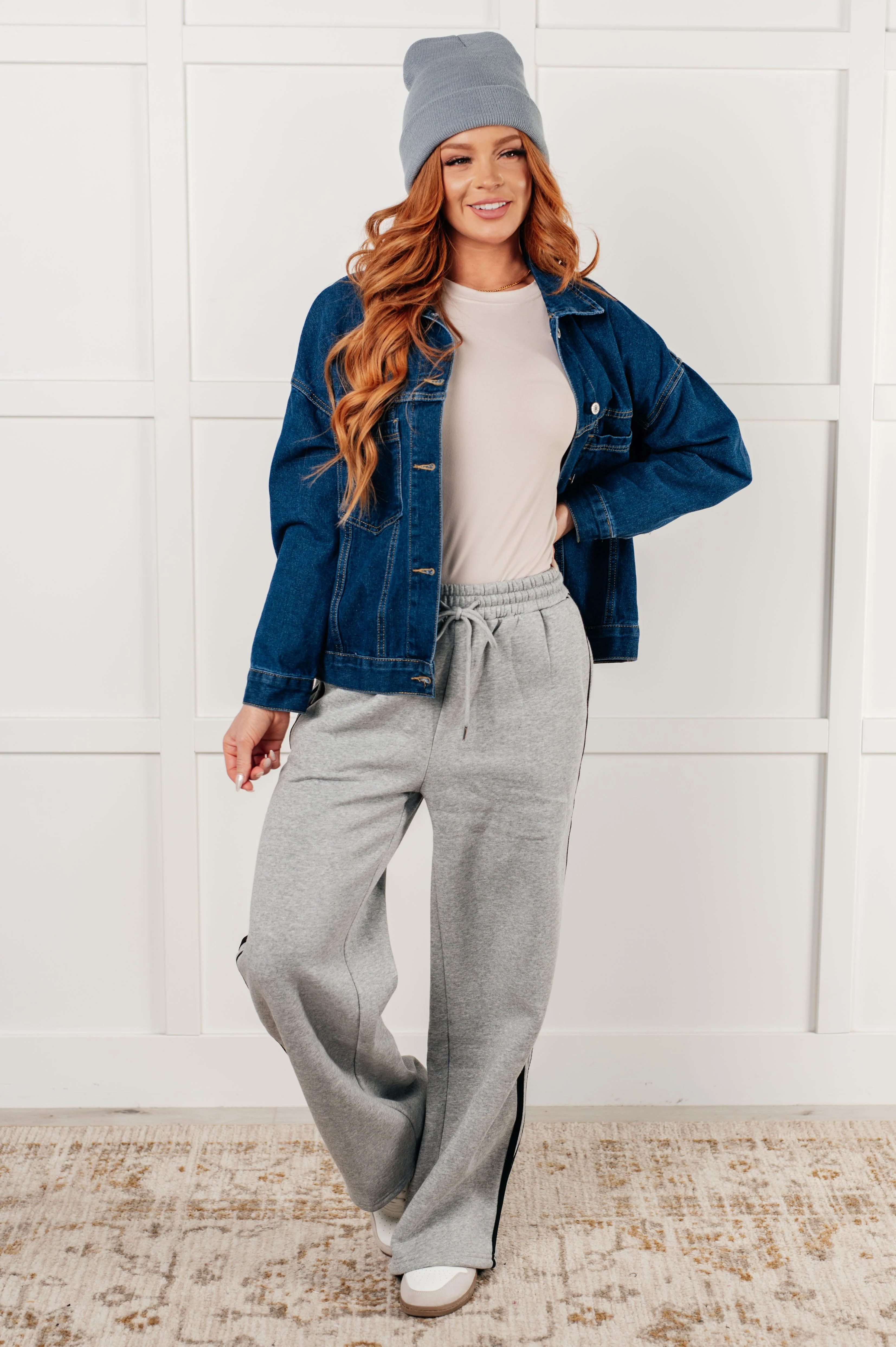 Have We Met Oversized Denim Jacket - Image 8