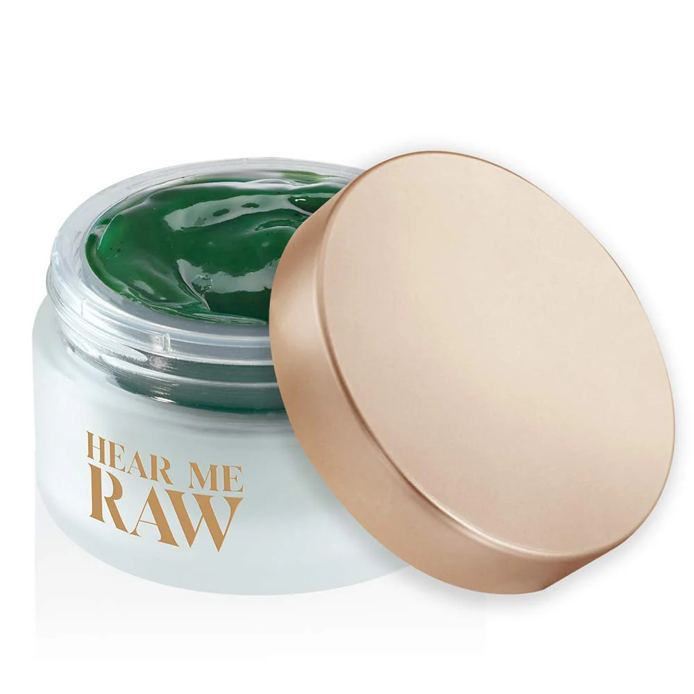 HEAR ME RAW The Brightener with CHLOROPHYLL+ | 10 Minute Plant-Based Rinse-Off Facial Mask for Firmer, Brighter, and Younger-looking Skin | Reduces Fine Lines and Wrinkles | - Image 14