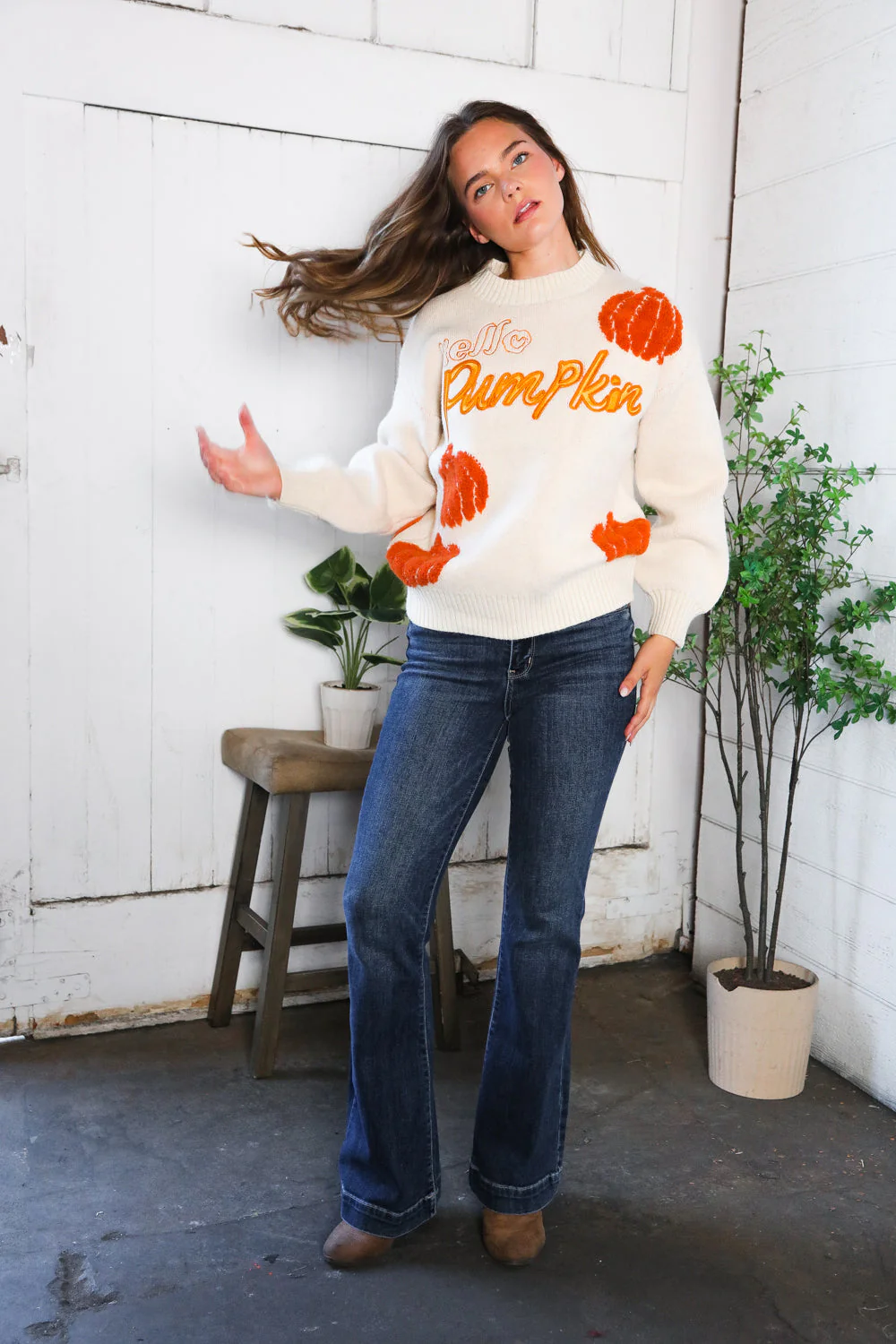 Hello Gourd-geous Pumkin Patch Pullover - Image 2