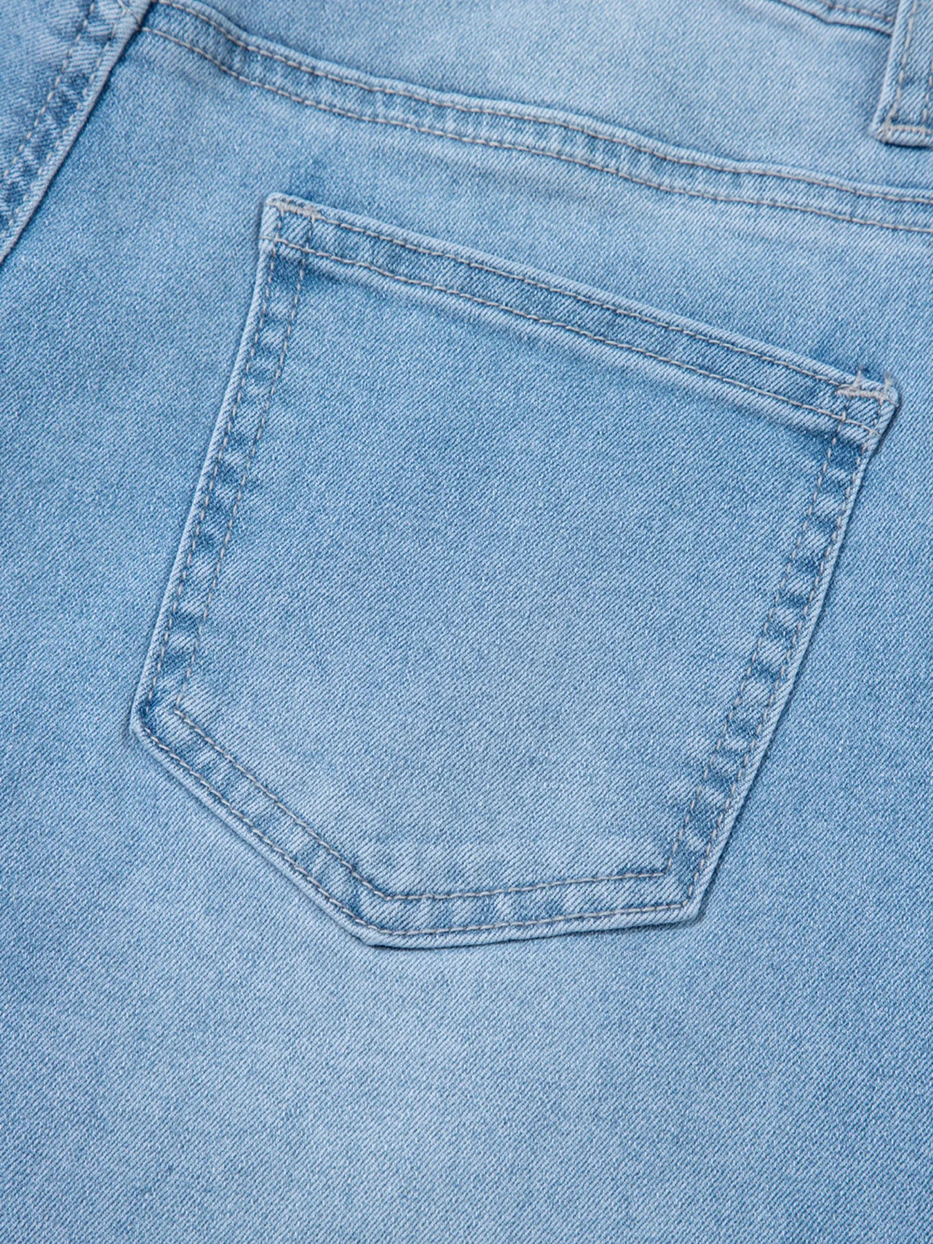 High Rise Barrel Relaxed Patch Pocket Jeans - Image 5