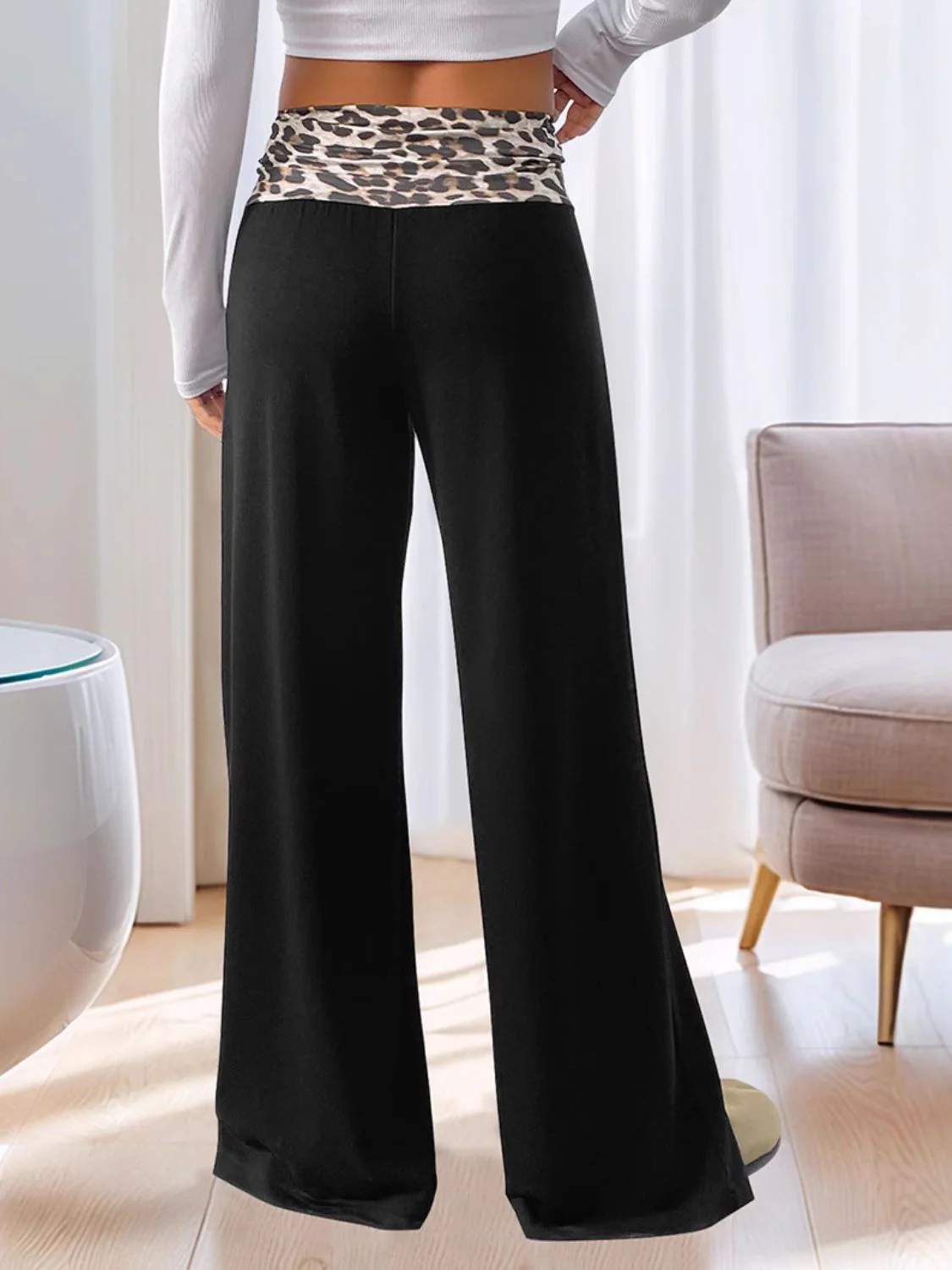 High Waist Leopard Pants - Image 4