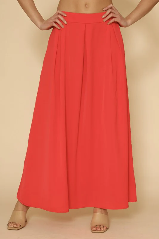High Waist Pleated Skirt - Image 3