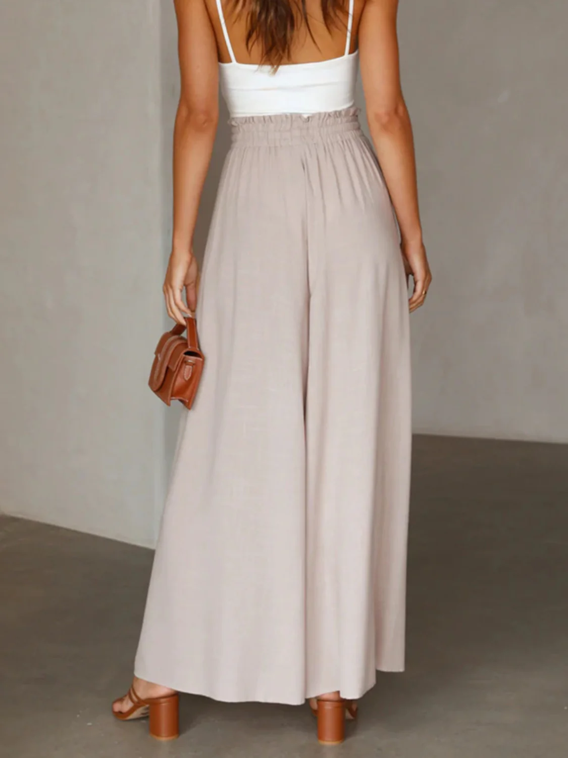 High Waist Wide Leg Pants - Image 12