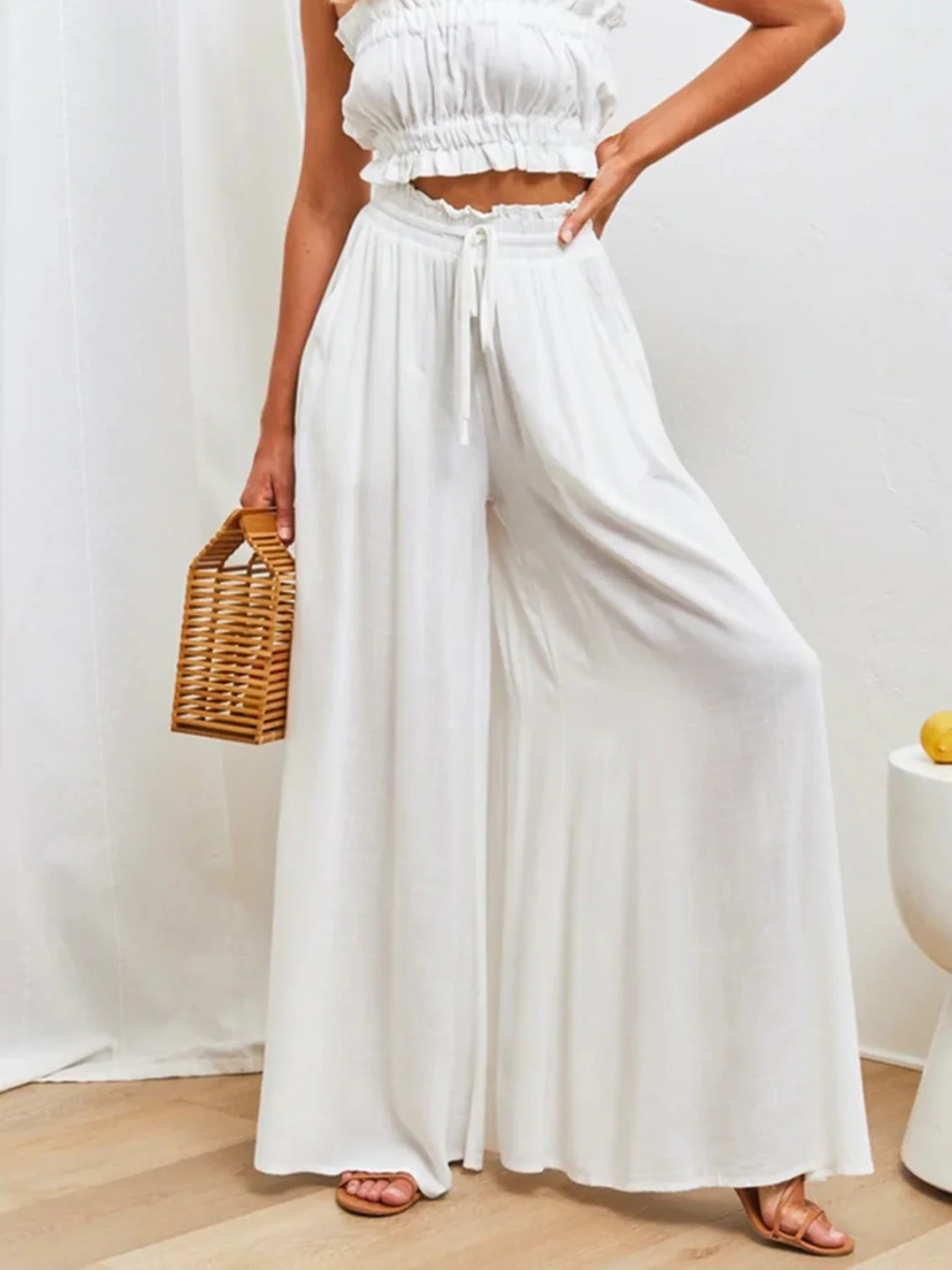High Waist Wide Leg Pants - Image 6