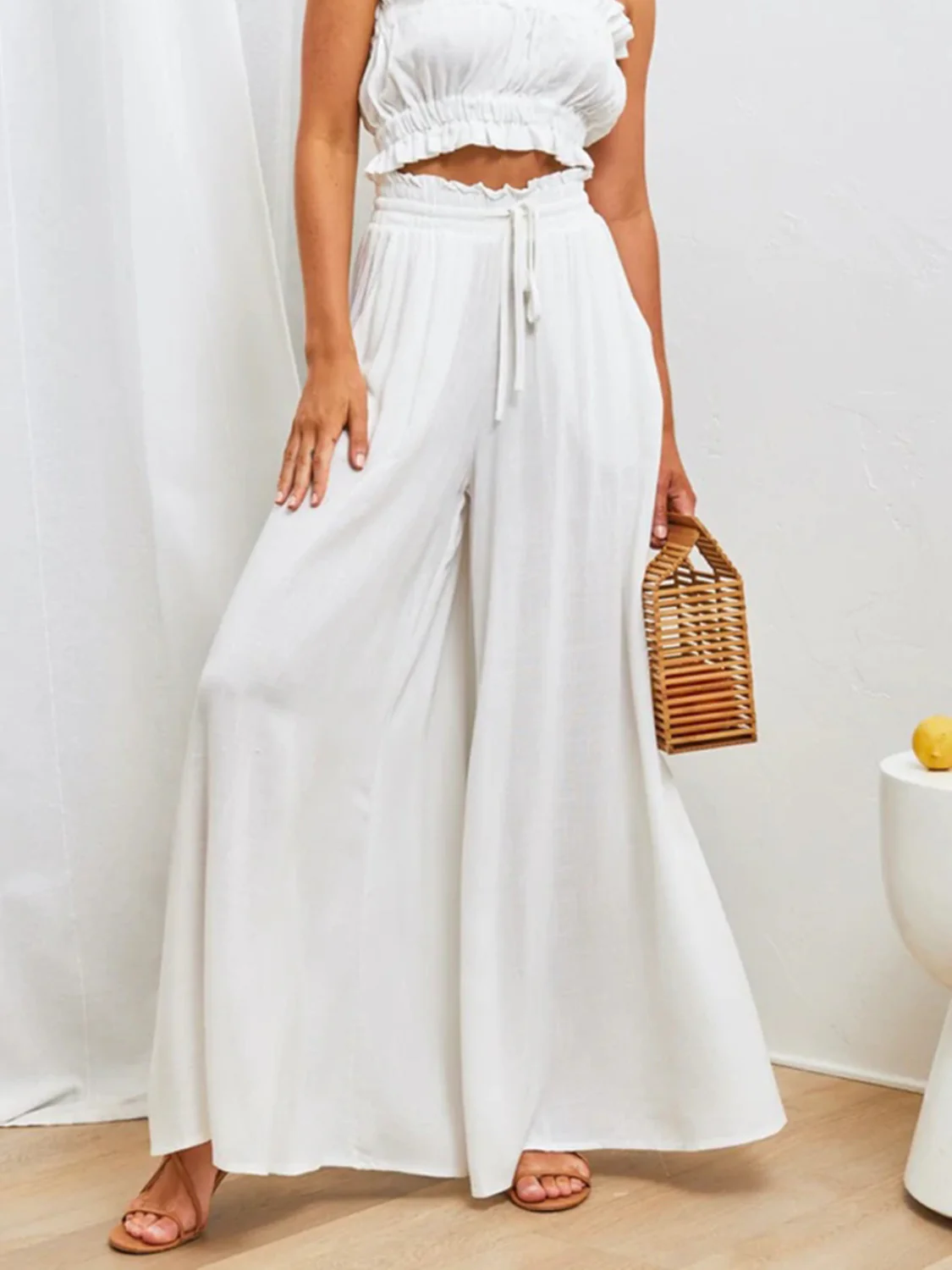 High Waist Wide Leg Pants - Image 8