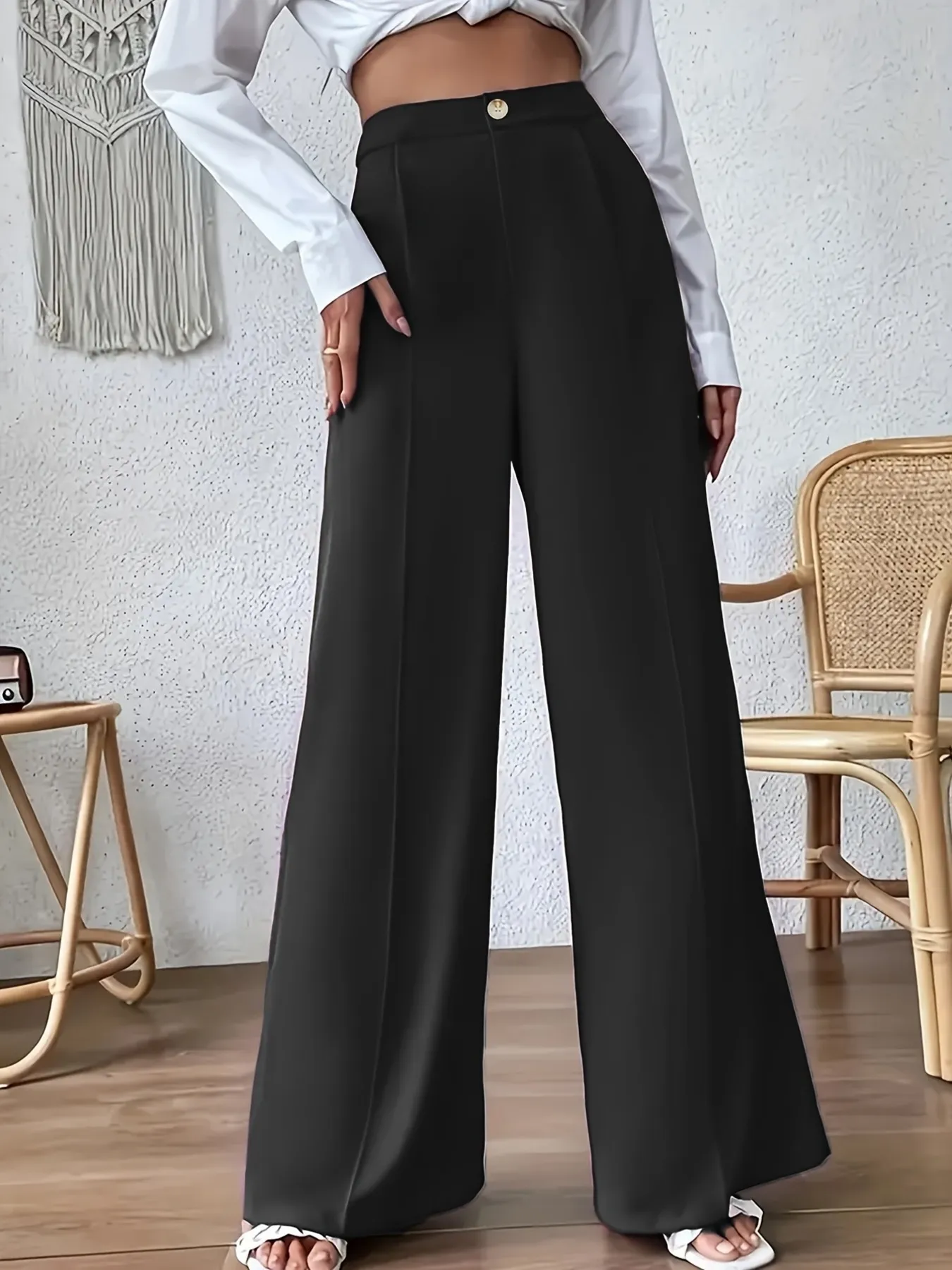 High Waist Wide Leg Pants - Image 2