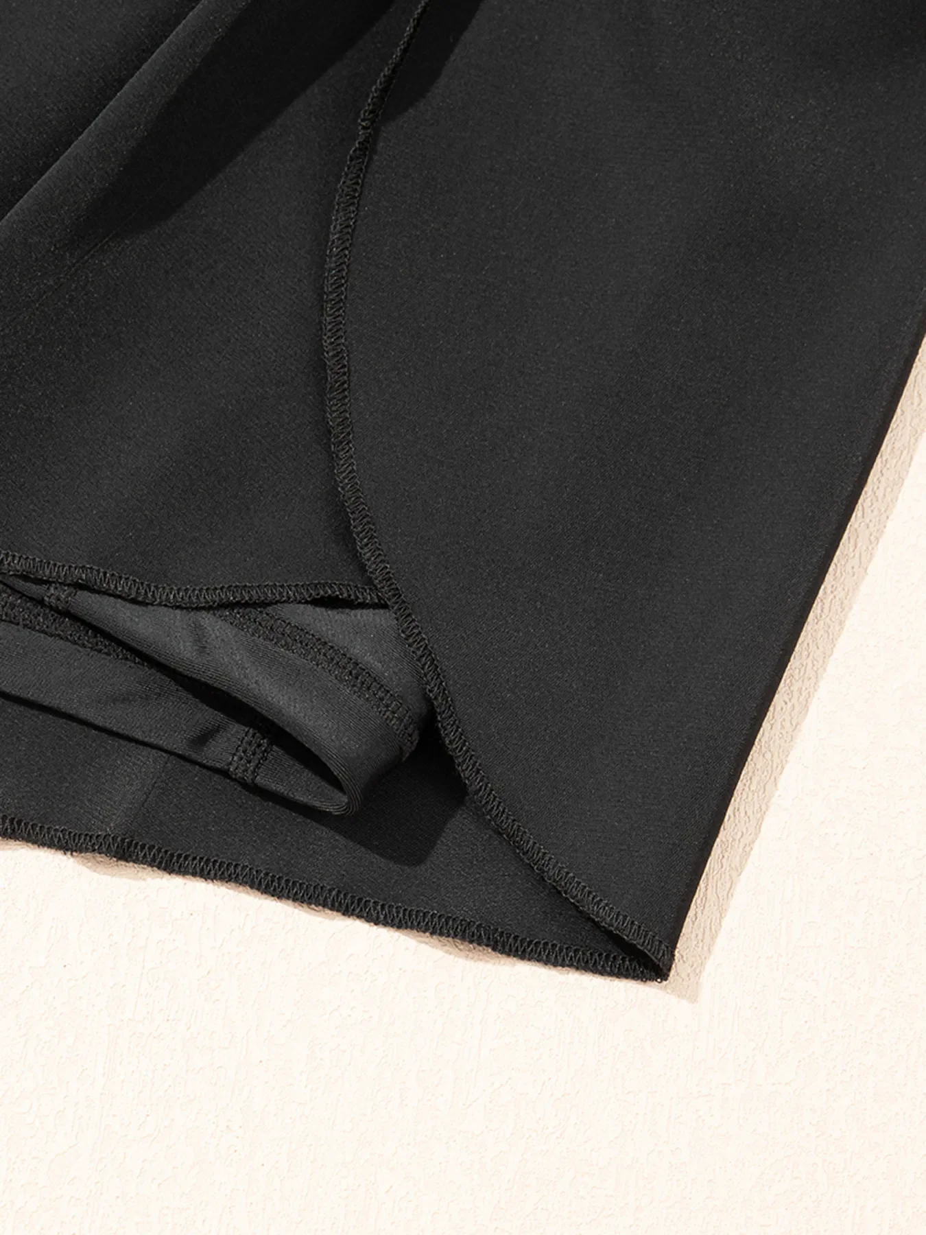 High Waisted Drawstring Swim Shorts - Image 14
