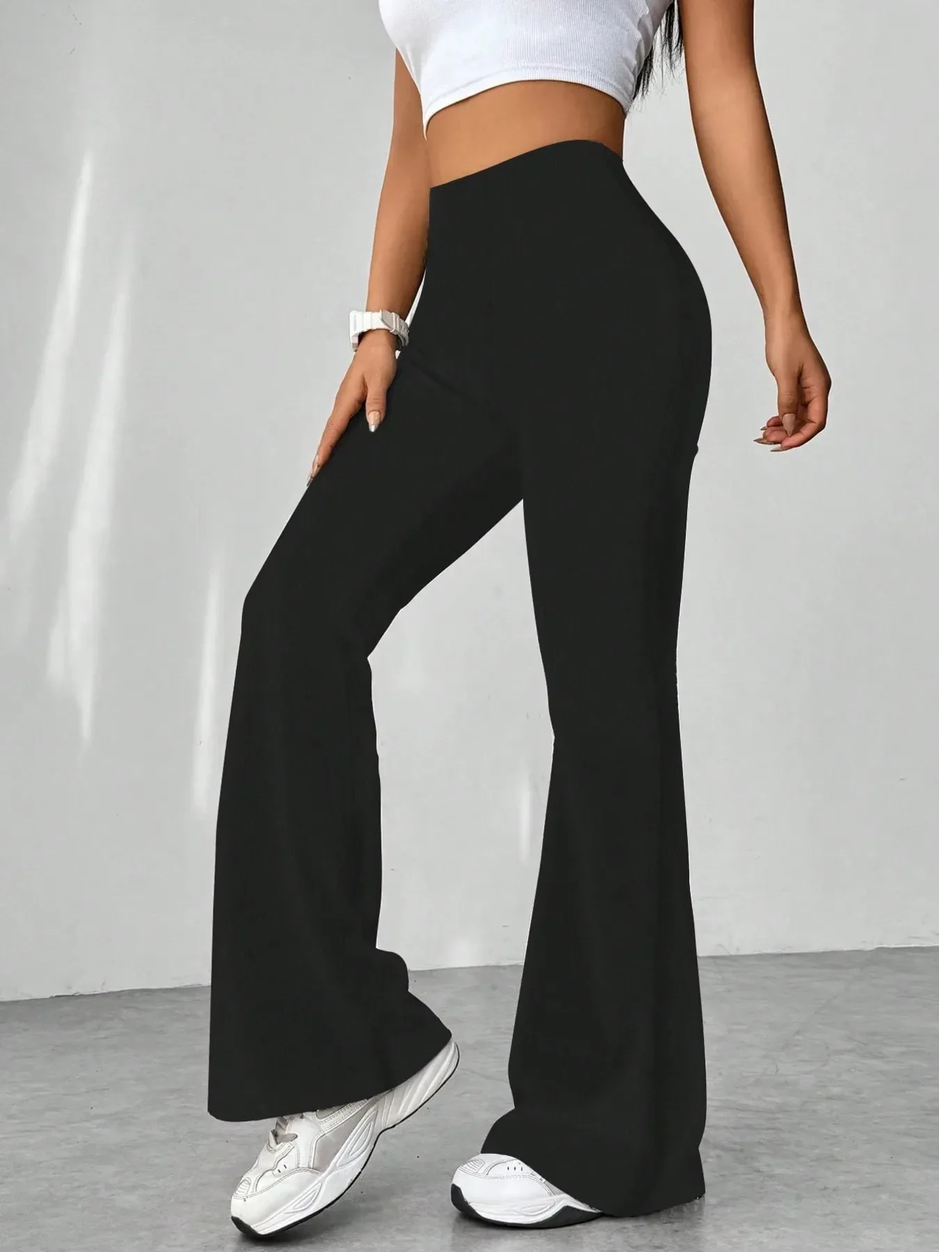 High Waisted Flare Pants - Image 13