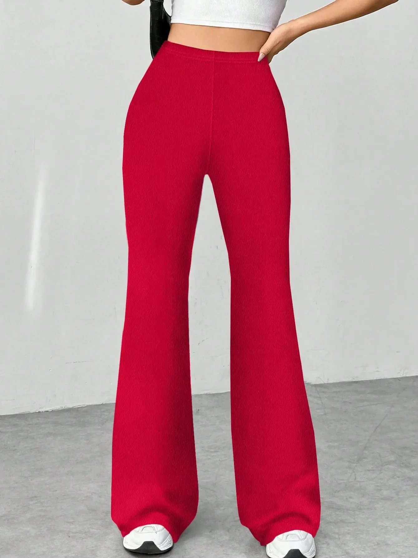 High Waisted Flare Pants - Image 22