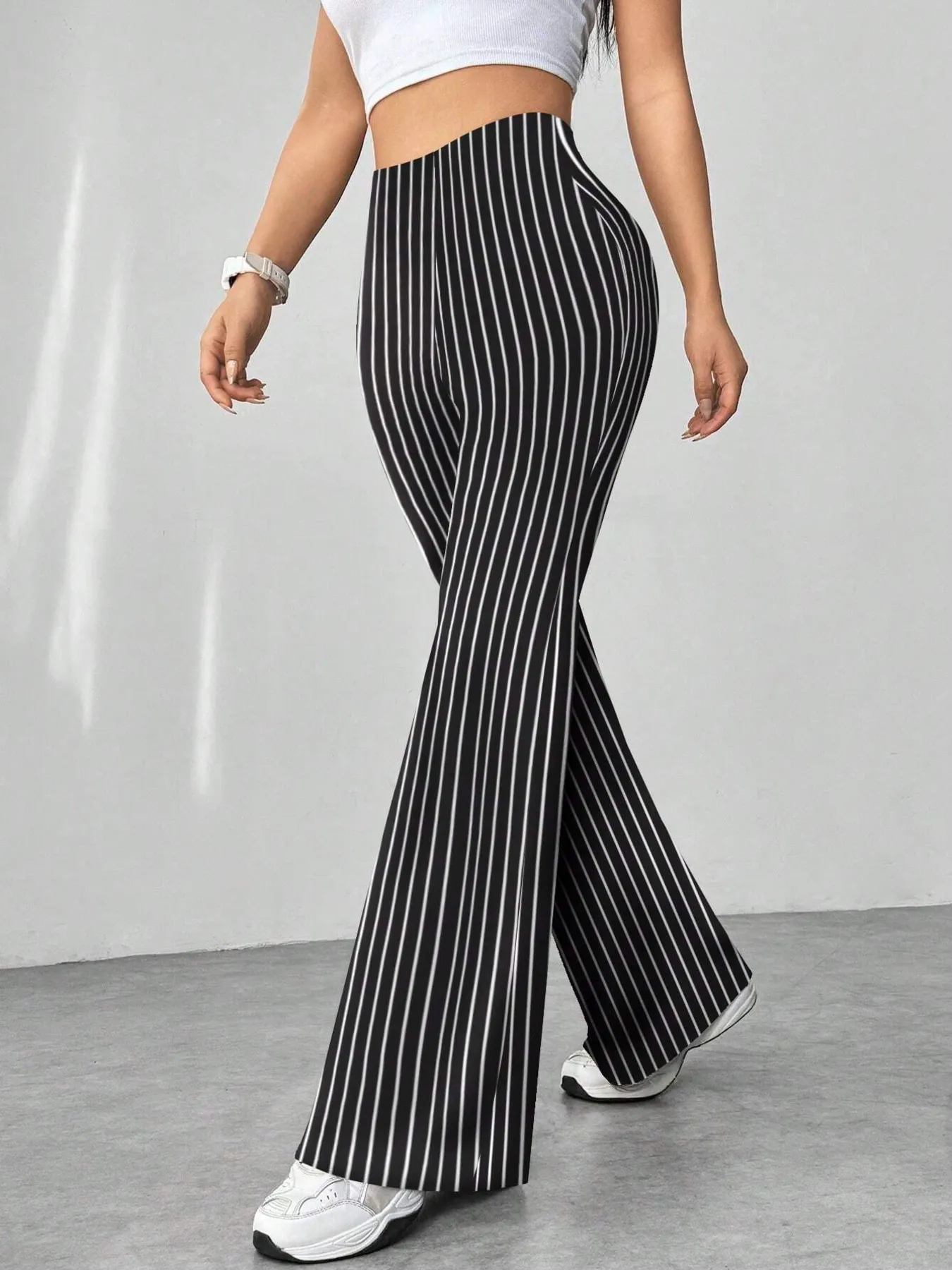 High Waisted Flare Pants - Image 8