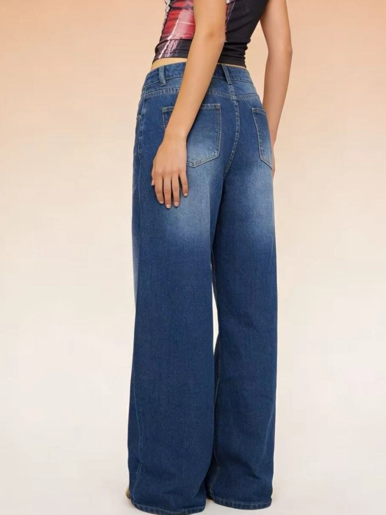 High-Waisted Wide Leg Jeans - Image 9