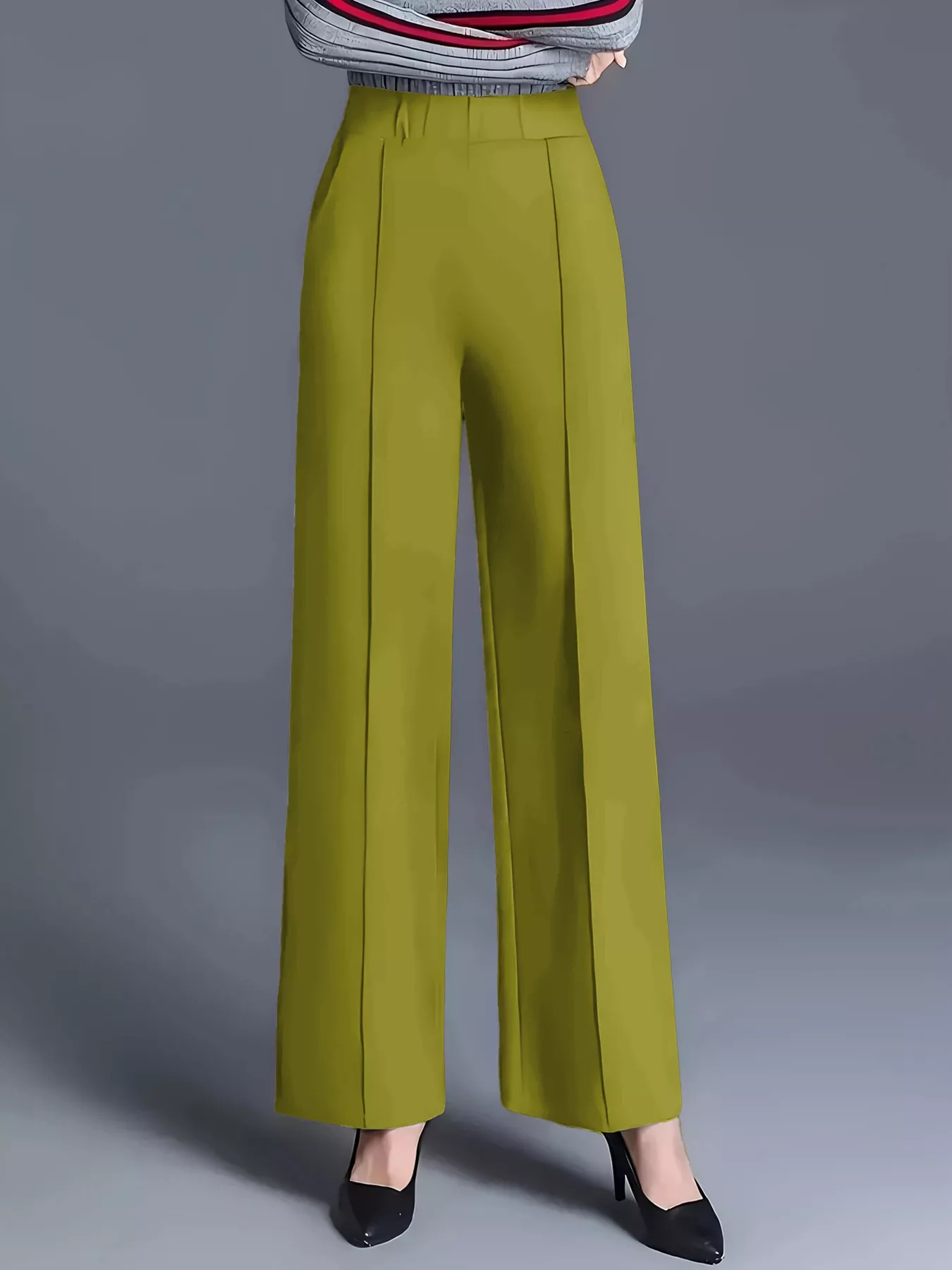 High-Waisted Wide Leg Pants - Image 16