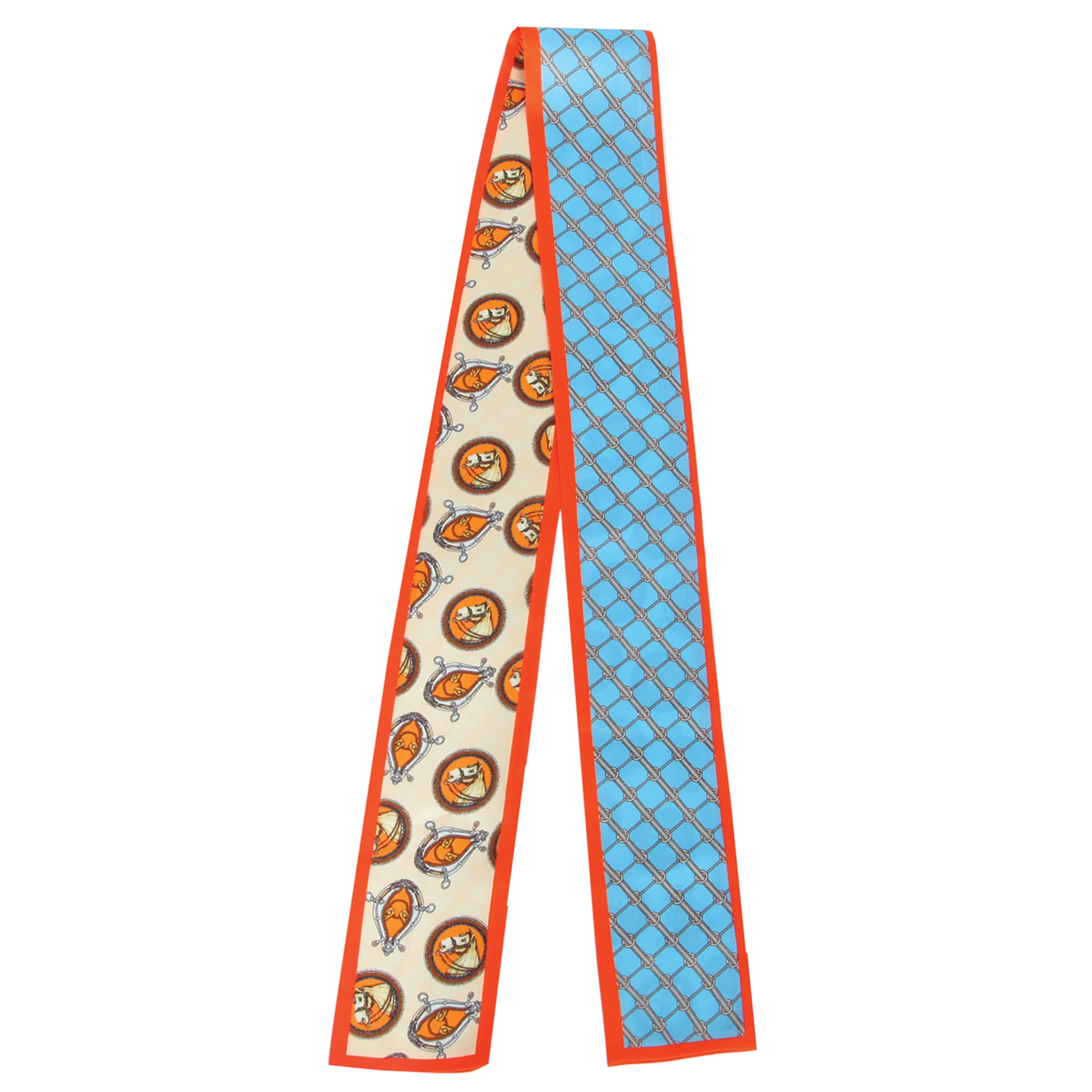 Horse Motif Skinny Scarf - Image 4