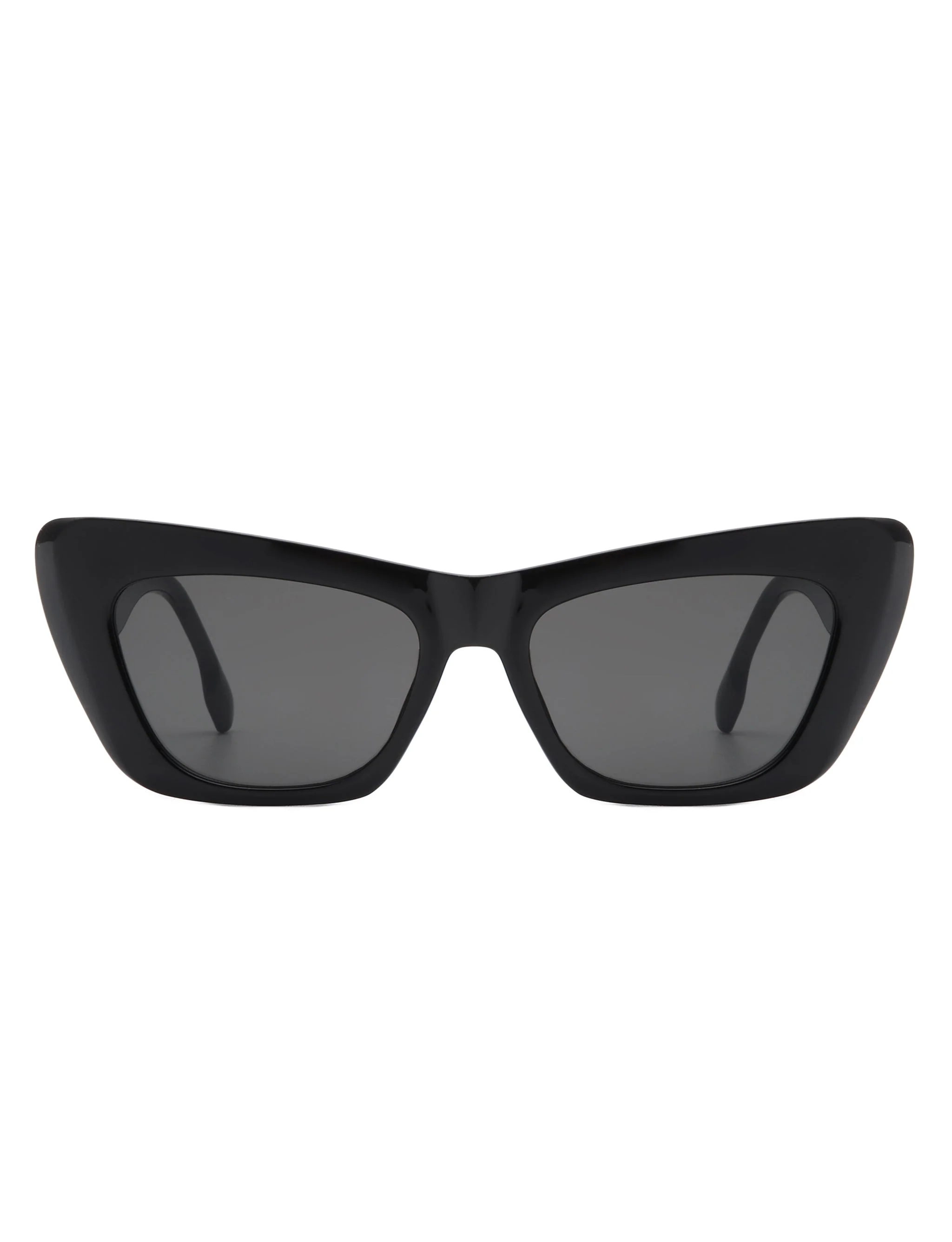 Hush - Chic Retro Tinted Cat Eye Women's Fashion Square Sunglasses - Image 2