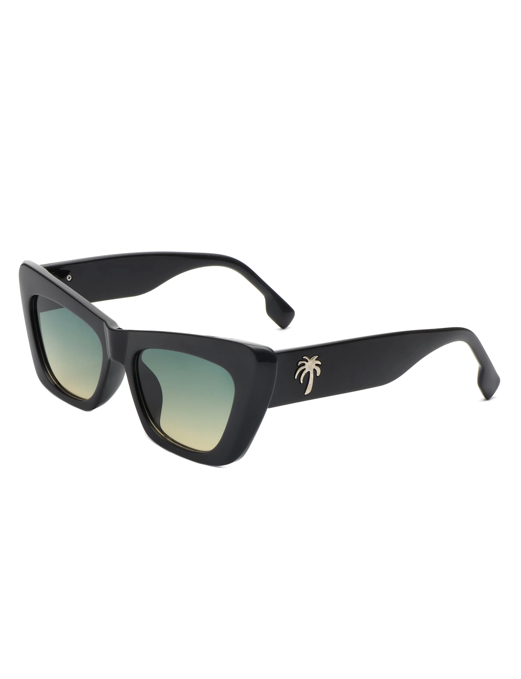 Hush - Chic Retro Tinted Cat Eye Women's Fashion Square Sunglasses - Image 7