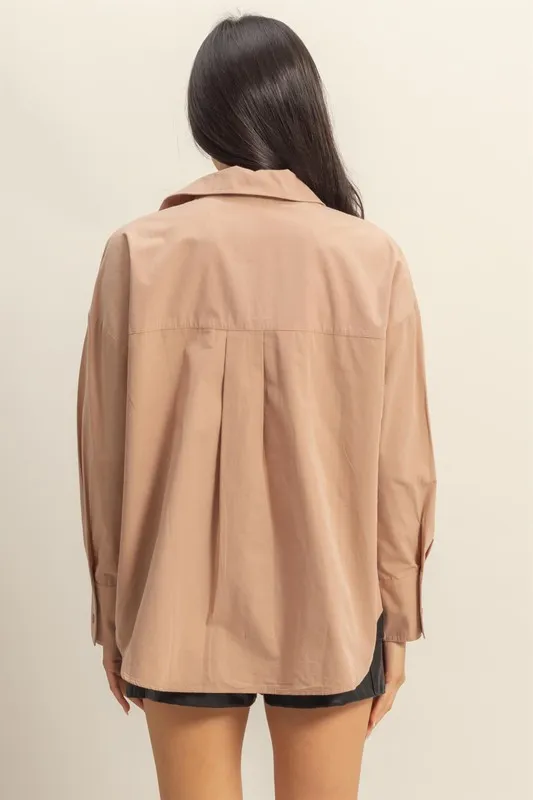 HYFVE Button Down Long Sleeve Shirt - Image 3