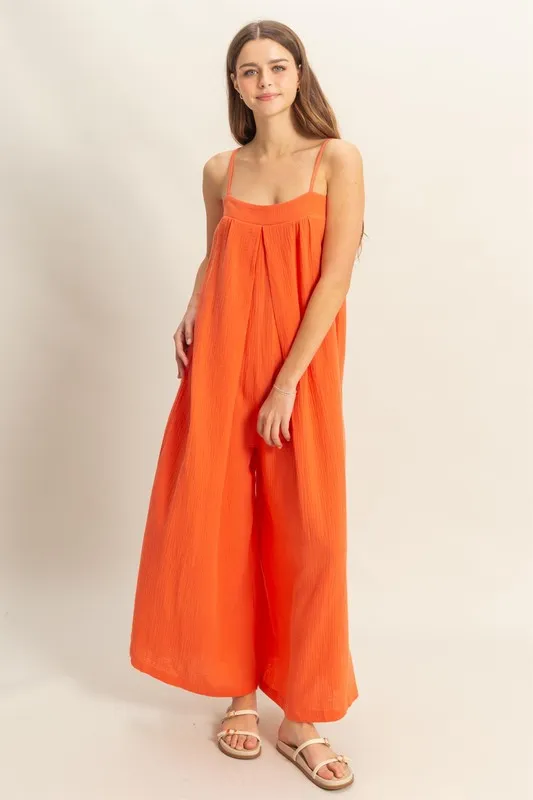 HYFVE Double Gauze Super Flowy Cami Jumpsuit - Image 4