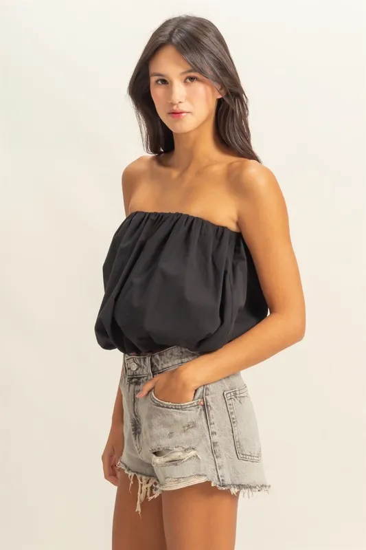 HYFVE Trendy Strapless Bubble Top - Image 2