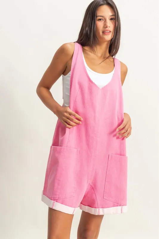 HYFVE V-Neck Pocket Detail Romper - Image 4