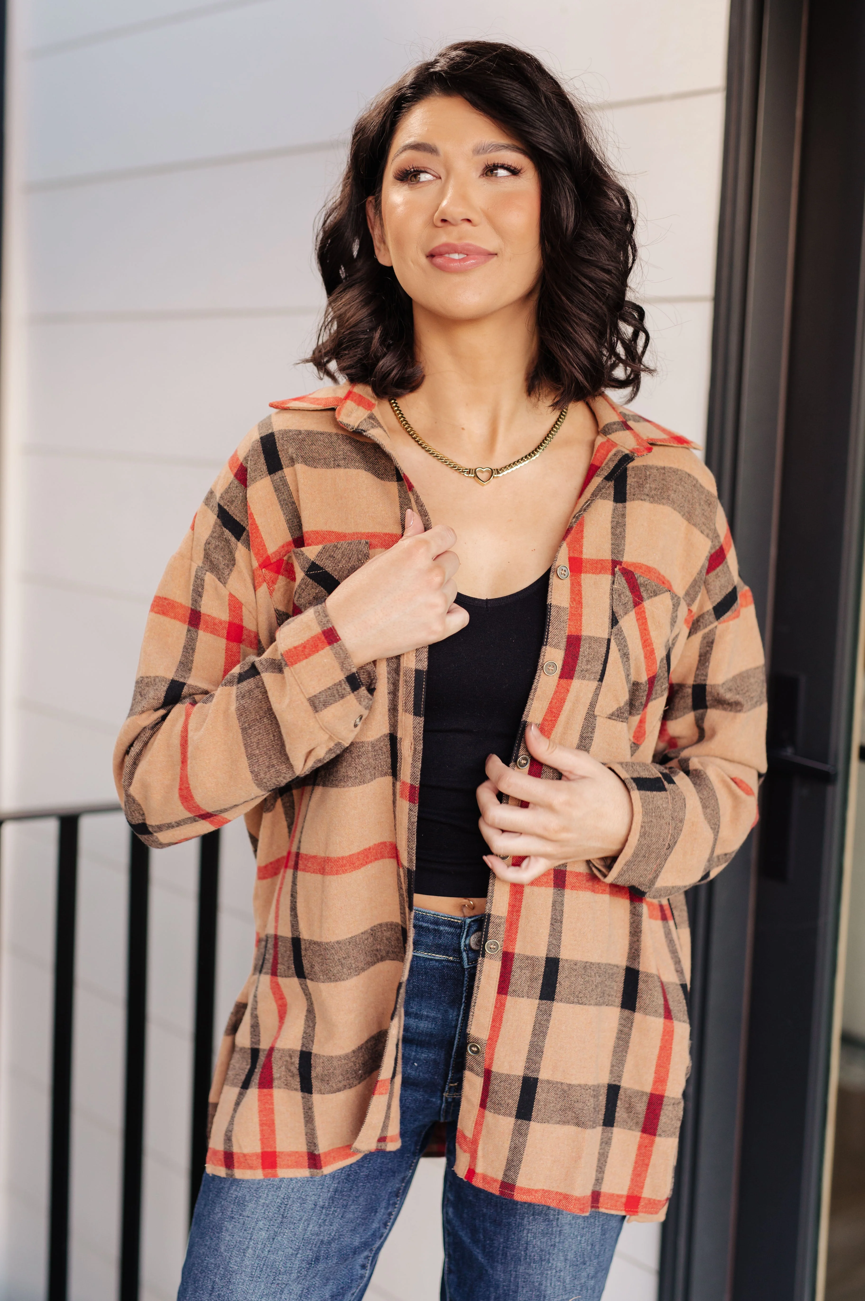 Is It Really Oversized Plaid Button Up - Image 2