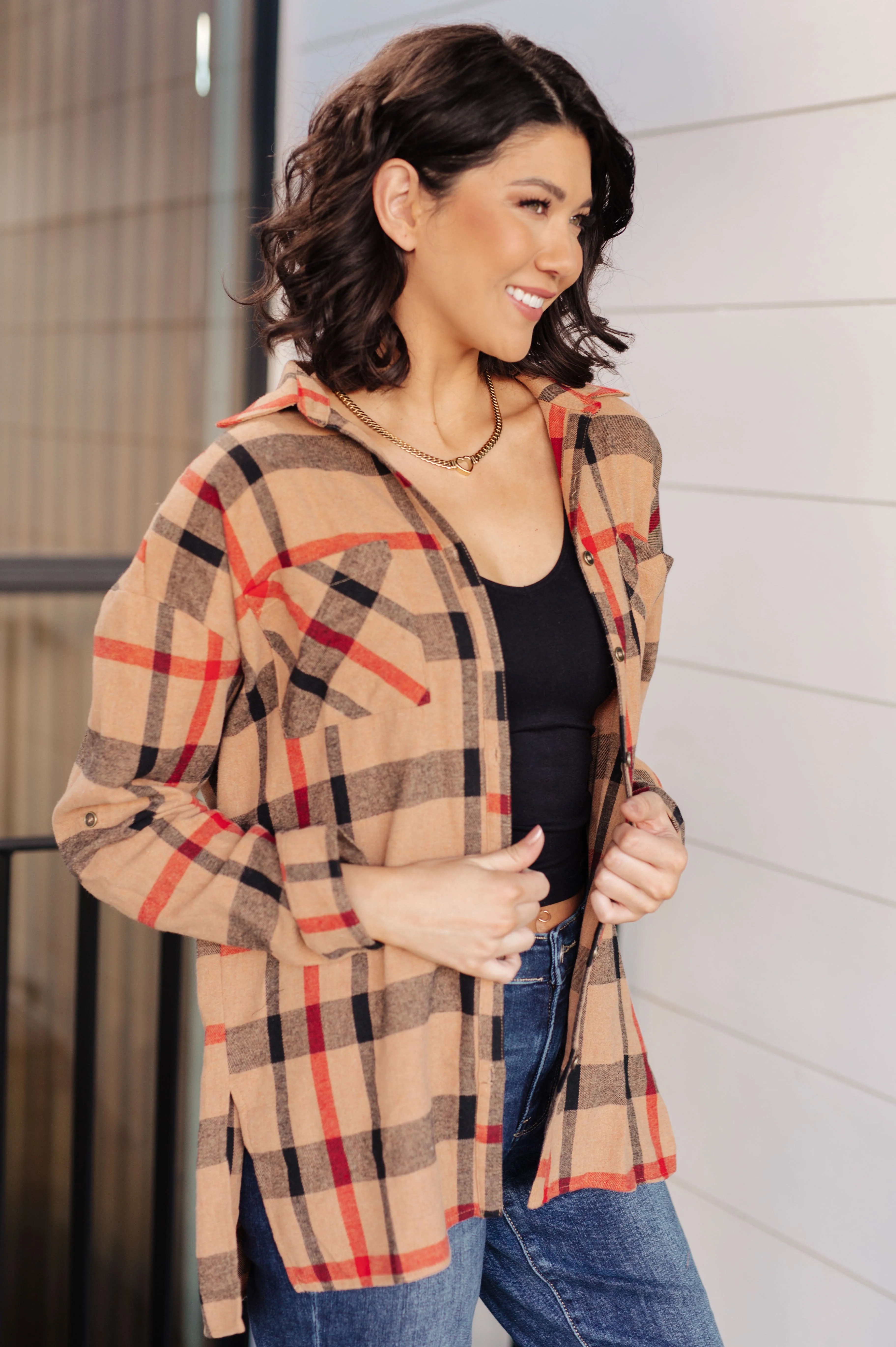 Is It Really Oversized Plaid Button Up - Image 8