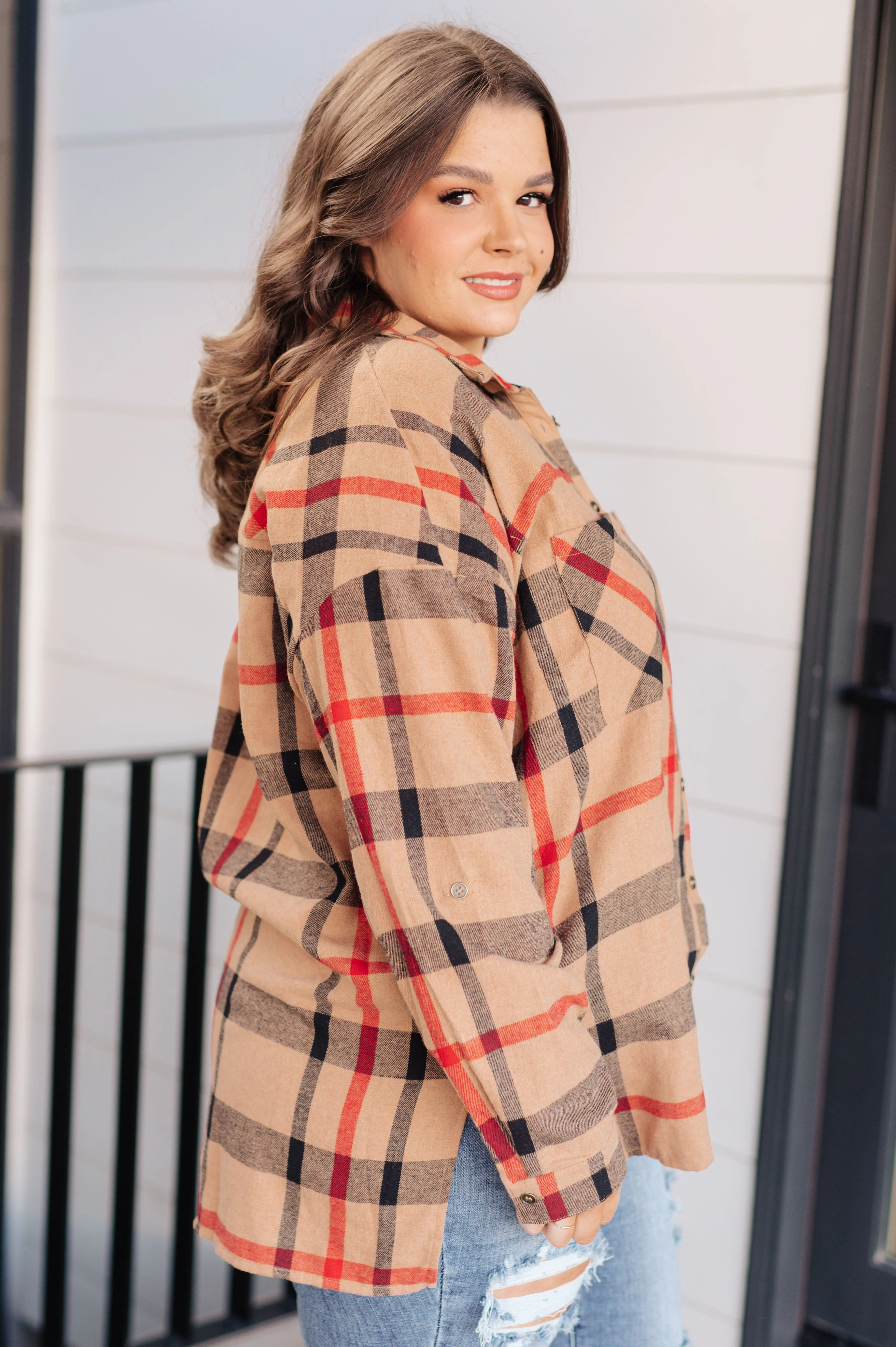 Is It Really Oversized Plaid Button Up - Image 9