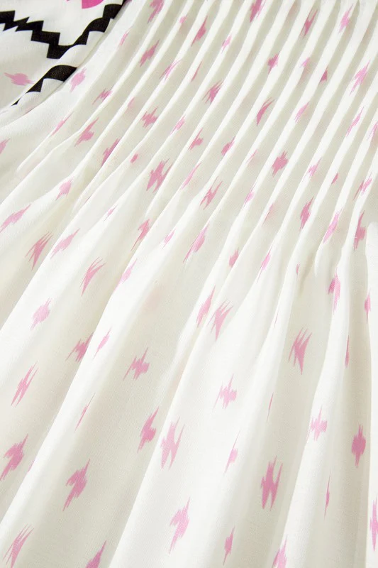 Ivory angel sleeve mini dress - Image 16