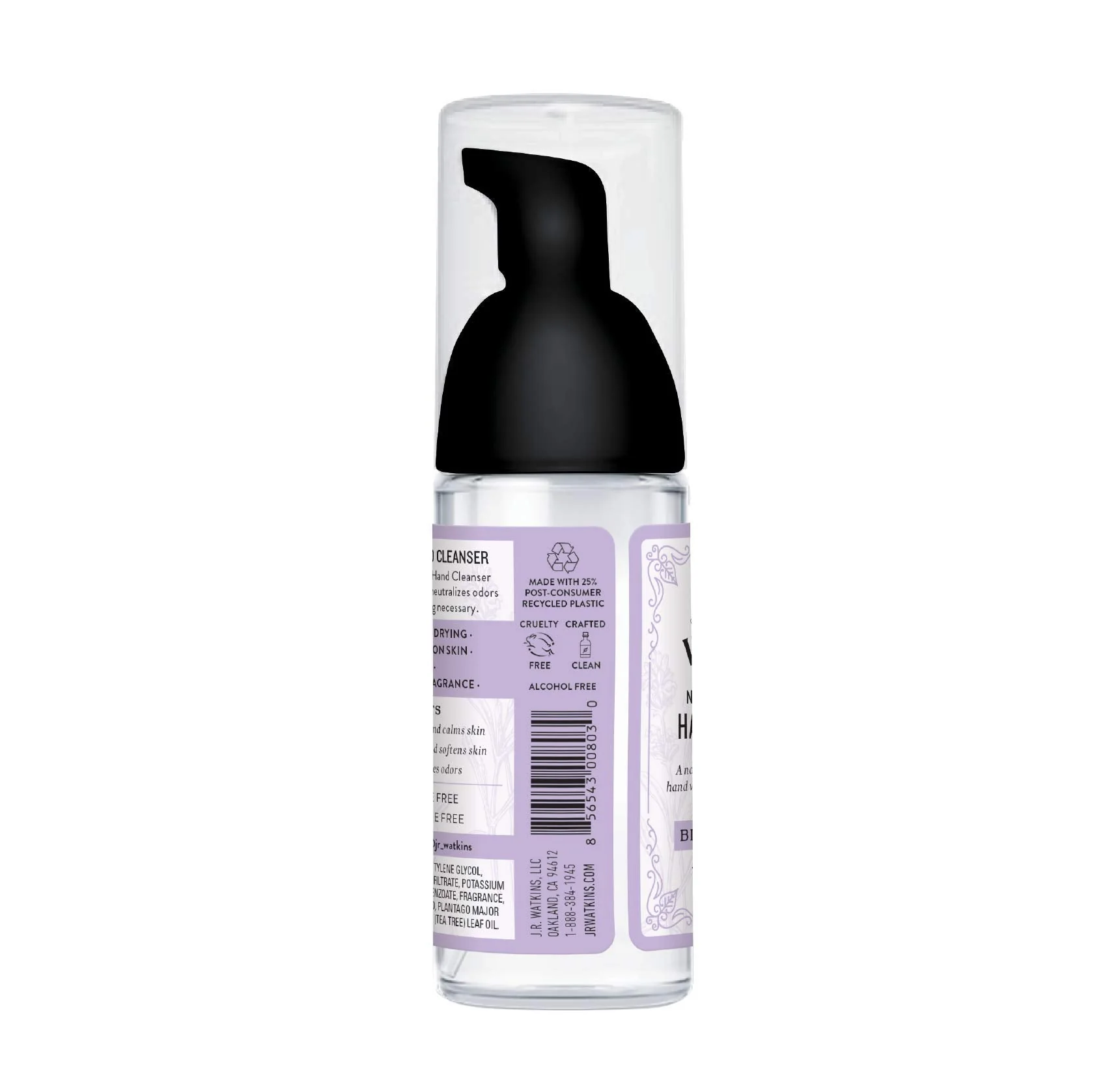 J.R. Watkins No-Rinse Foaming Hand Cleanser – Hand Soap in Pump Dispenser – Bathroom & Kitchen Foam Cleaner – All Natural, Alcohol Free, Blue Lavender, 1.6 fl. Oz - Image 20