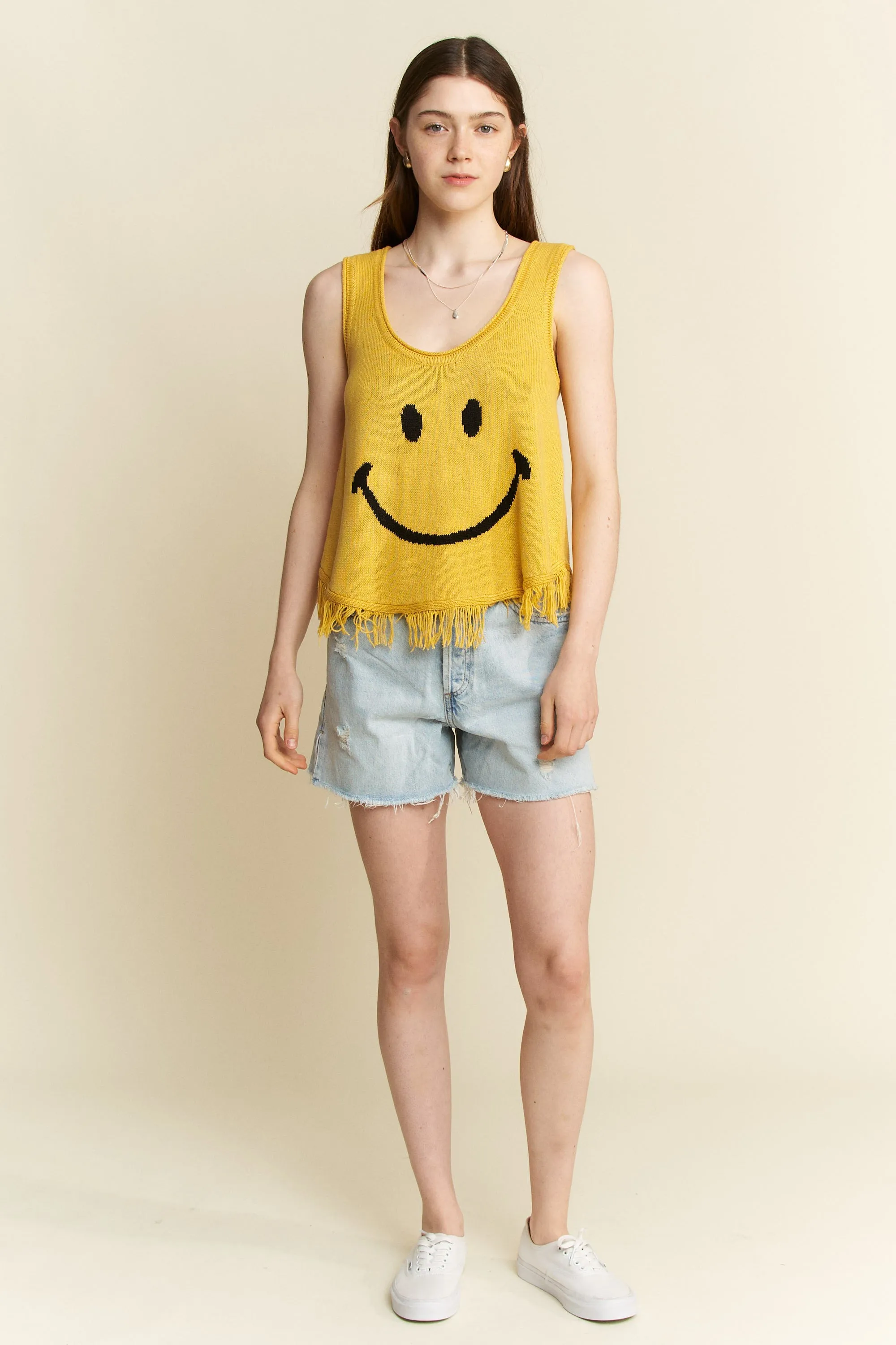 Jade By Jane Smiley Fringe Tank Top - Image 7
