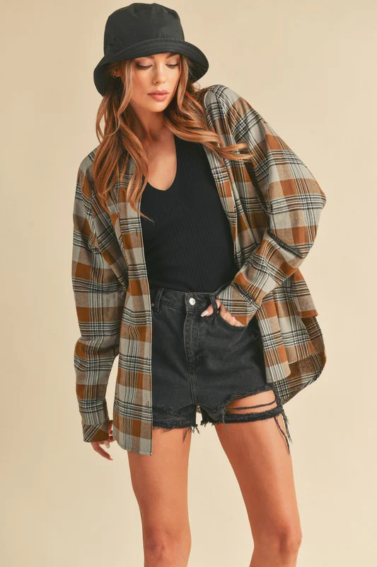 Jocia Plaid Flannel Shirt - Image 15