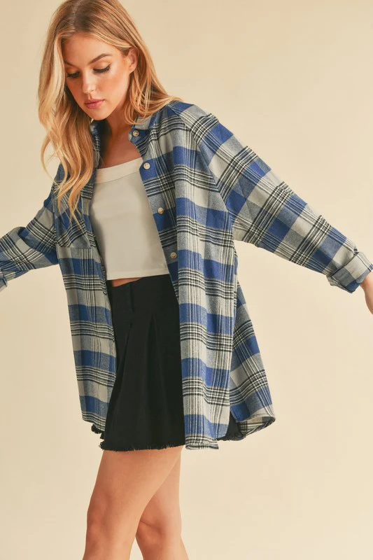 Jocia Plaid Flannel Shirt - Image 6