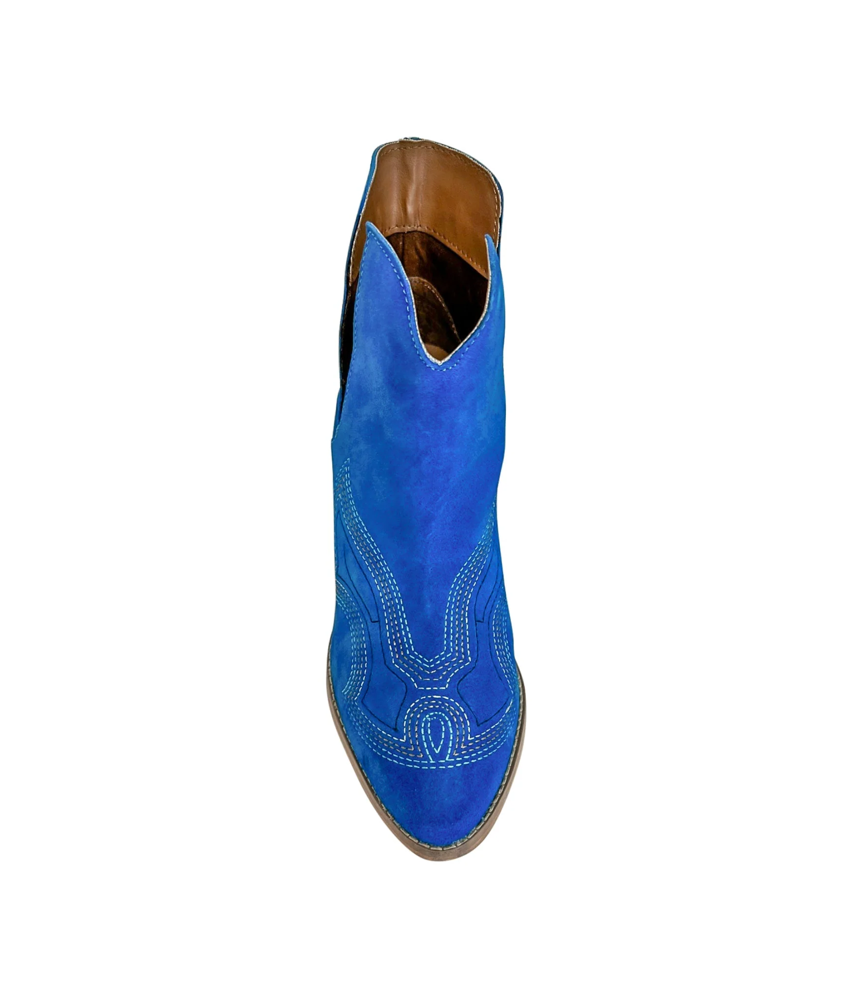 Journee Ankle Boots in Blue - Image 11