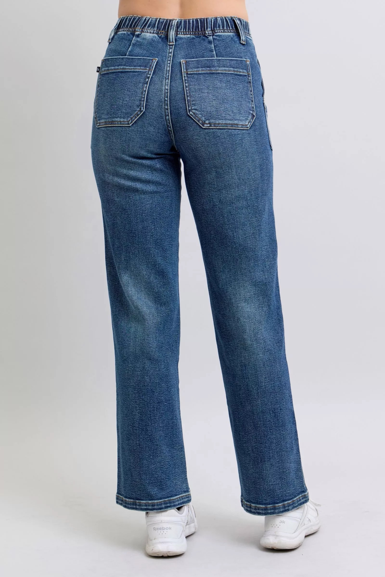 Judy Blue Drawstring Straight Jeans with Pockets - Image 4