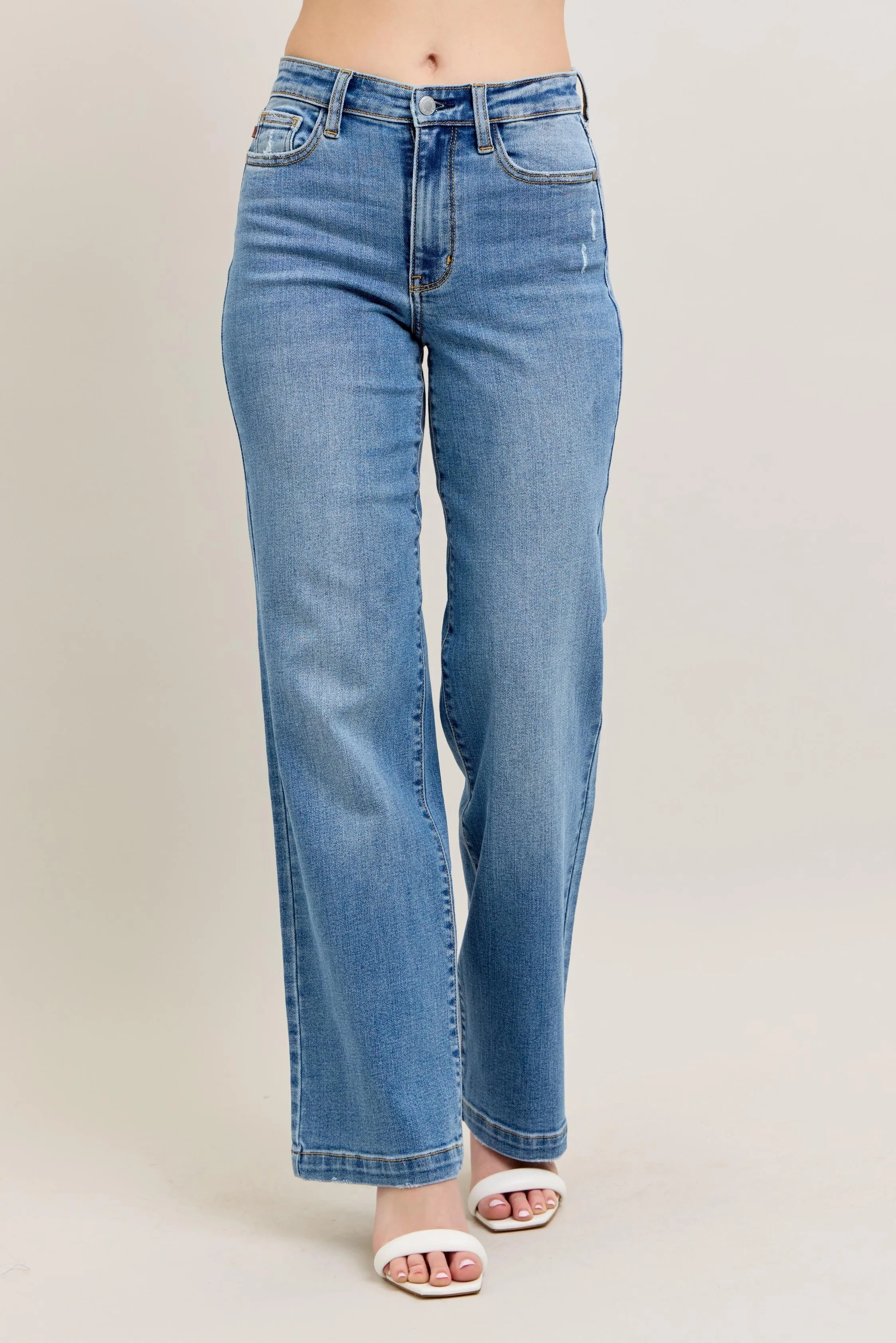 Judy Blue Full Size High Waist Straight Jeans Plus Size - Image 2