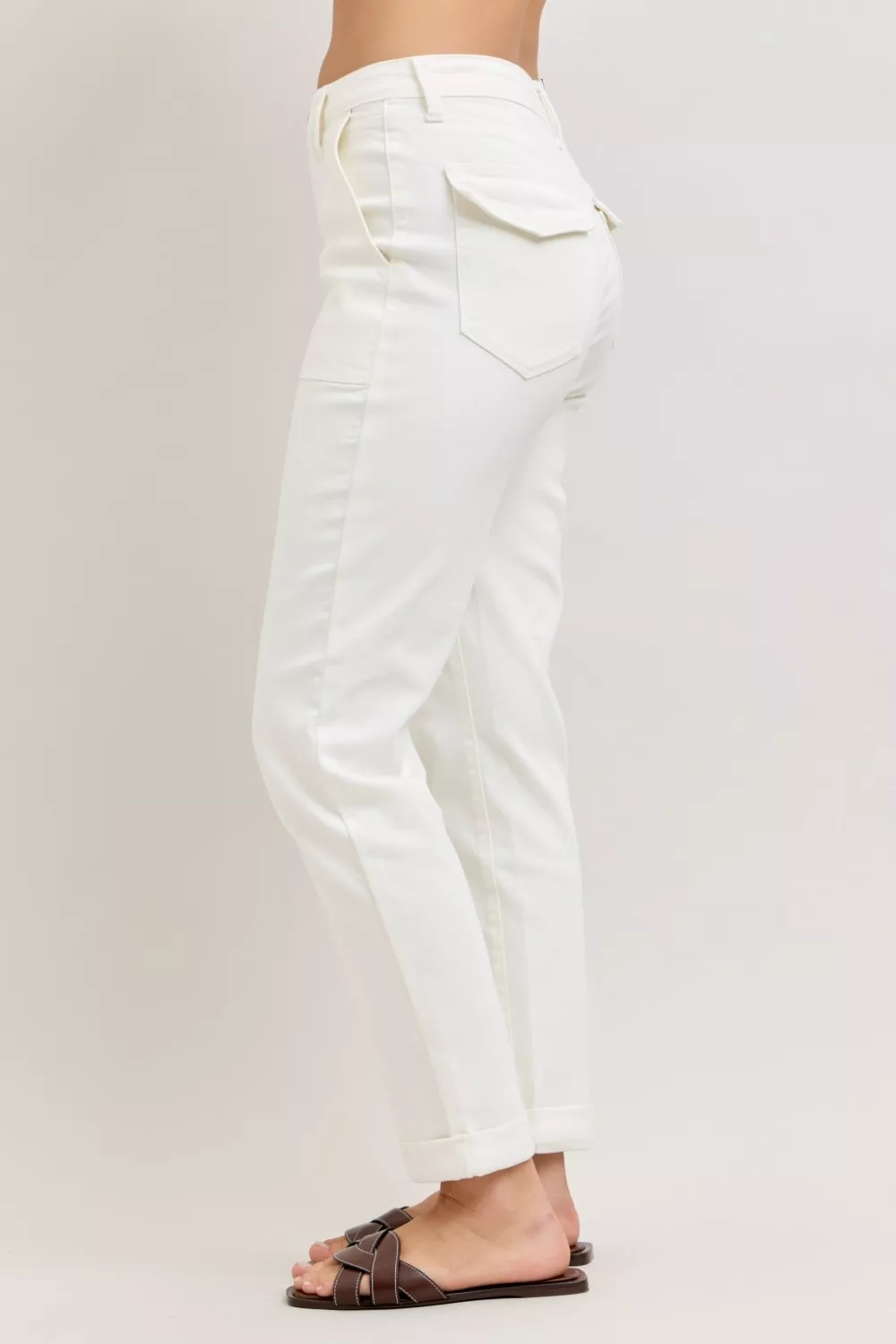 Judy Blue High Waist Jeans with Patch Pockets - Image 3