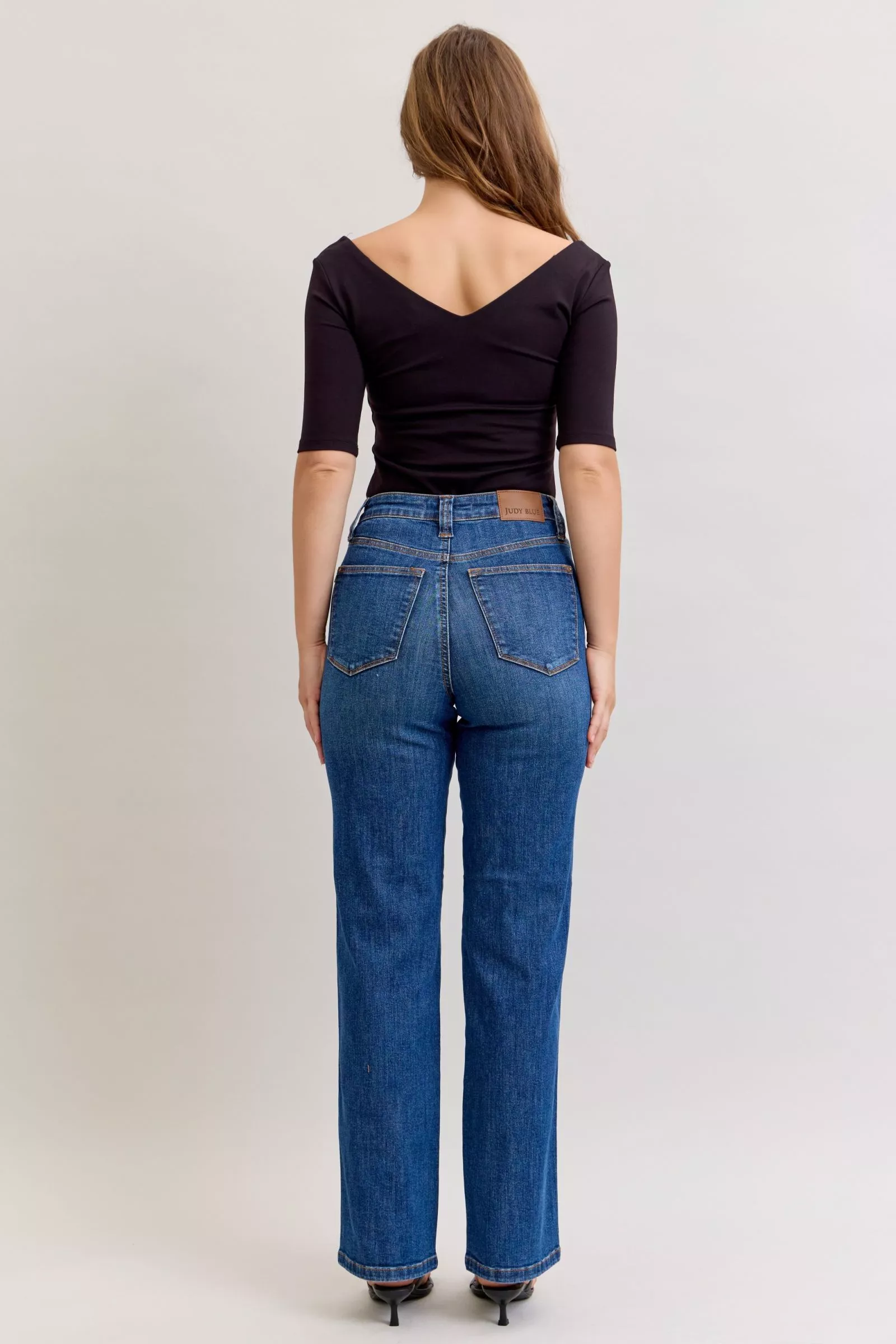 Judy Blue High Waist Tummy Control Straight Jeans - Image 4