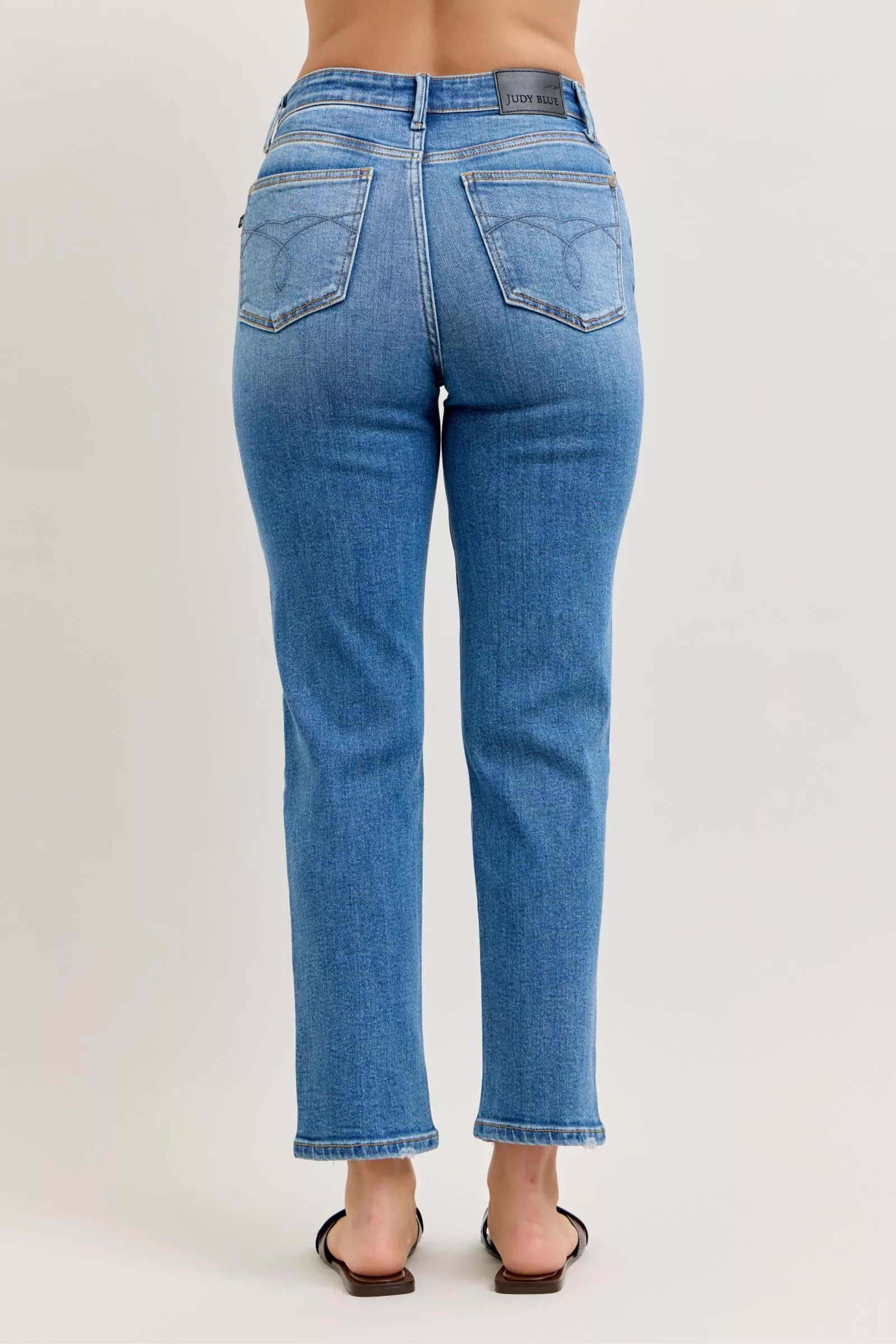 Judy Blue High-Waisted Straight-Leg  Jeans - Image 4