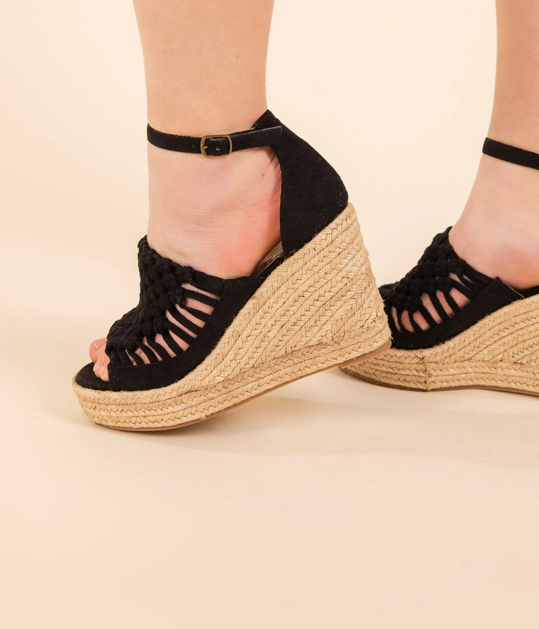 Juti Wedges in Black - Image 2