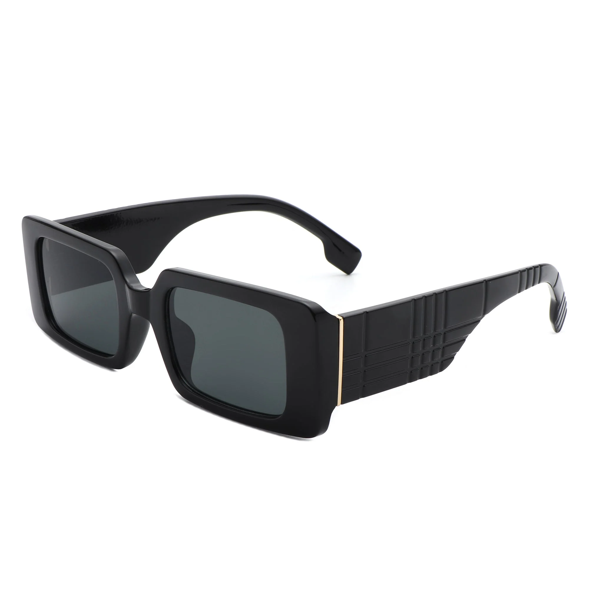 Kaelith - Retro Square Thick Frame Women's Fashion Sunglasses - Image 3