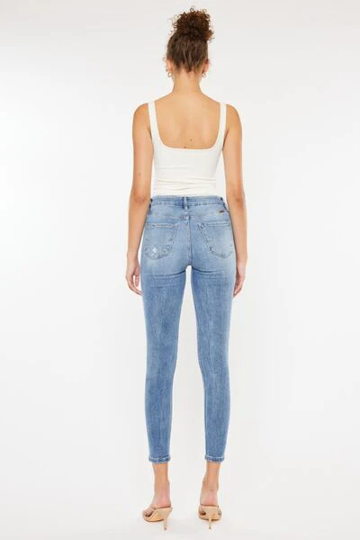 Kancan High Waist Cat's Whiskers Skinny Jeans - Image 2