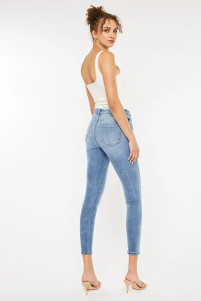 Kancan High Waist Cat's Whiskers Skinny Jeans - Image 3