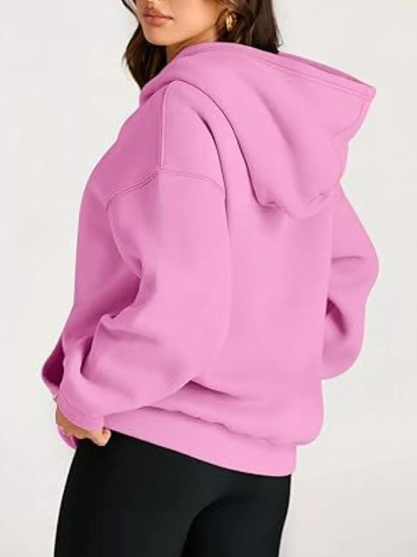 Kangaroo Pocket Long Sleeve Hoodie - Image 12