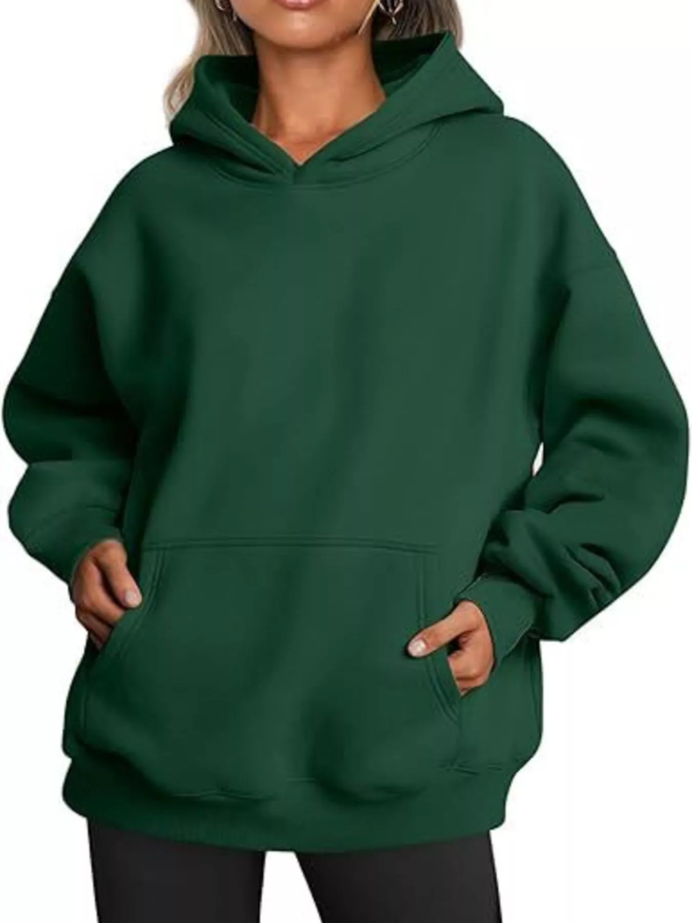 Kangaroo Pocket Long Sleeve Hoodie - Image 25