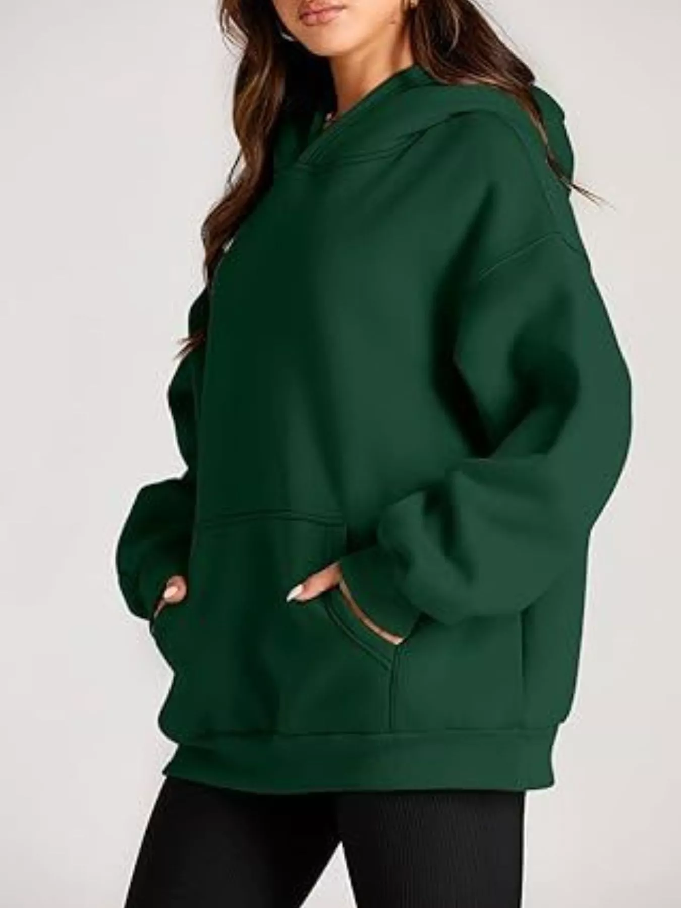 Kangaroo Pocket Long Sleeve Hoodie - Image 26
