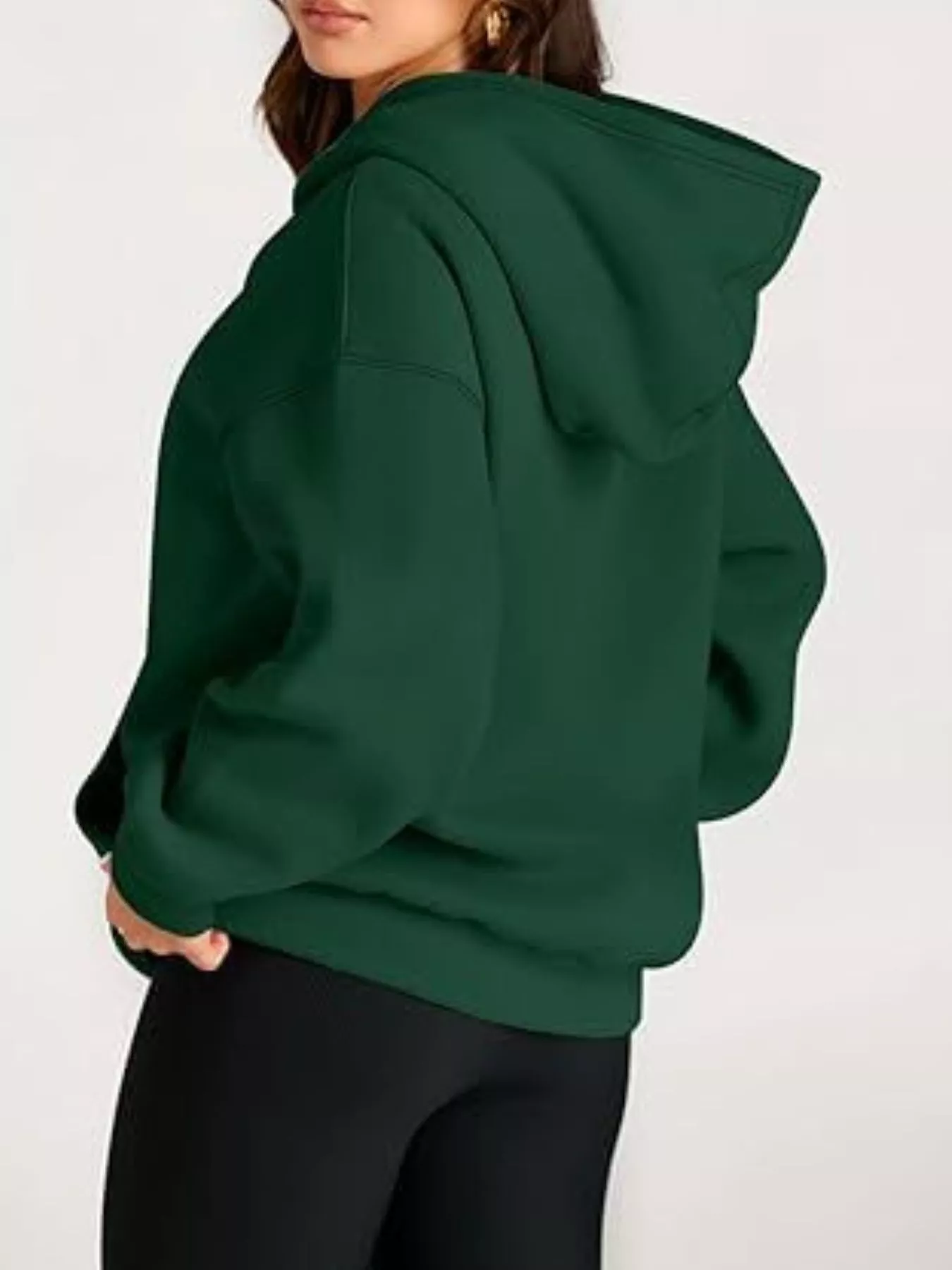 Kangaroo Pocket Long Sleeve Hoodie - Image 27