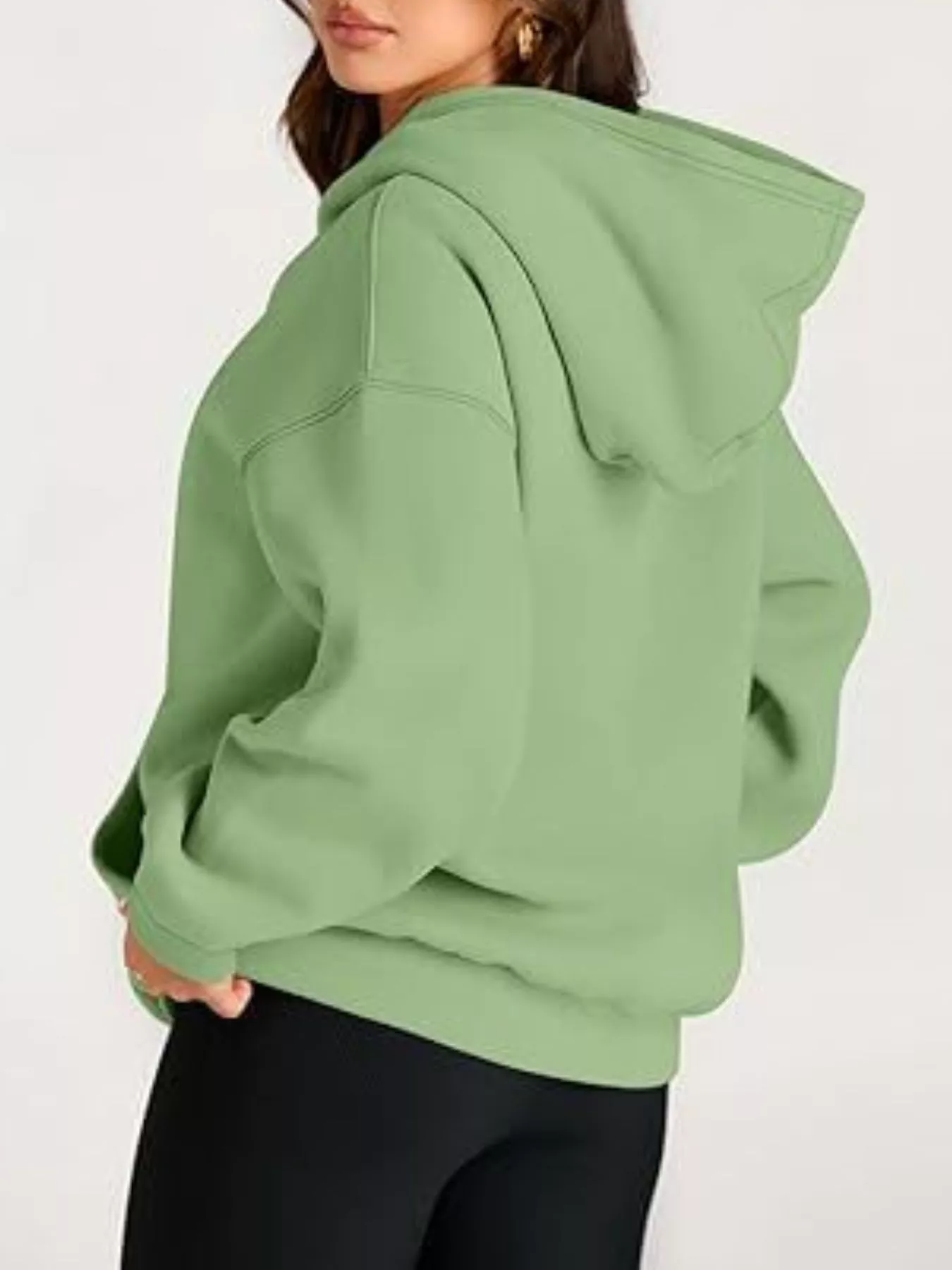 Kangaroo Pocket Long Sleeve Hoodie - Image 30